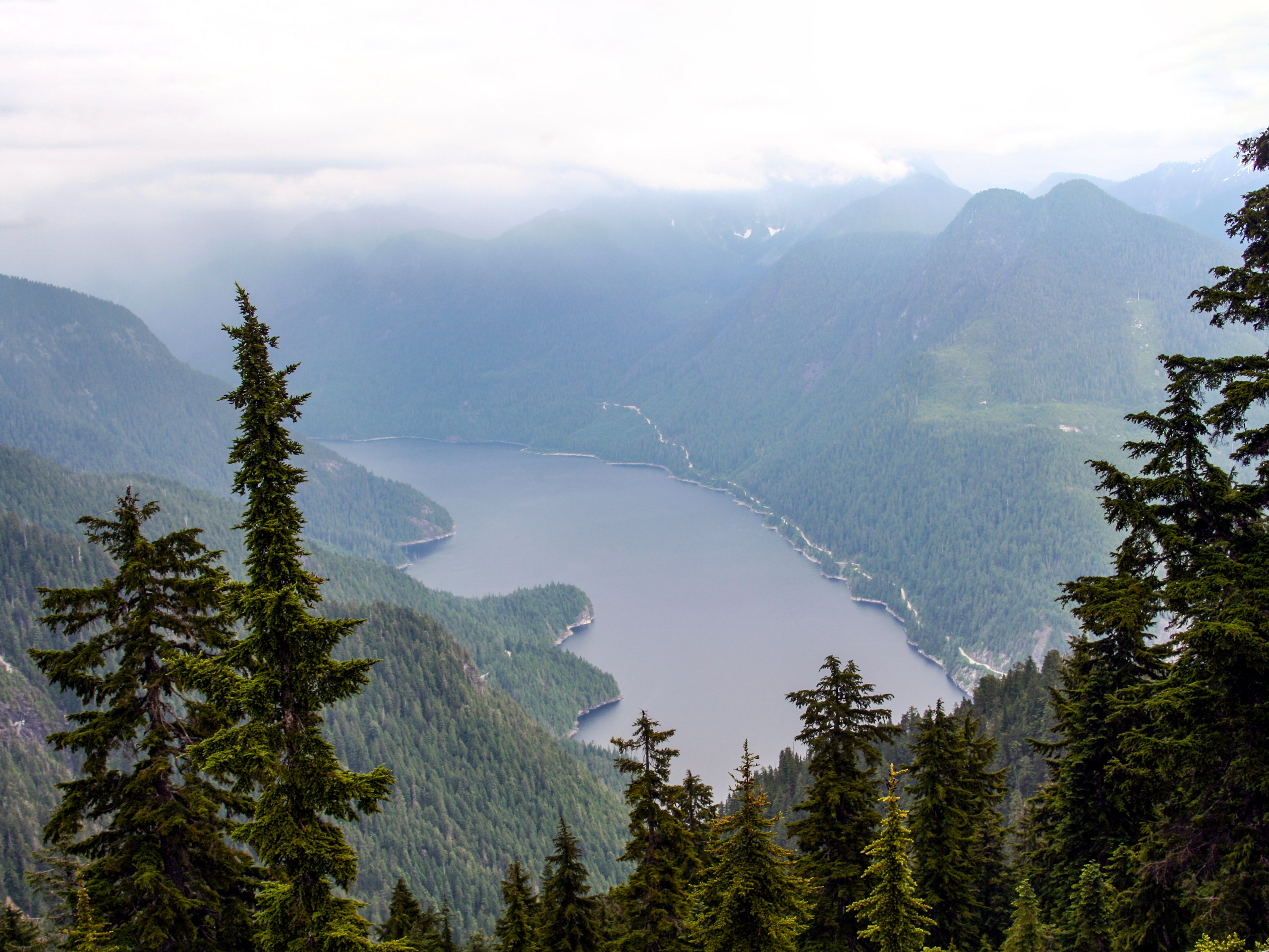 Coquitlam Reservoir from Eagle Ridge