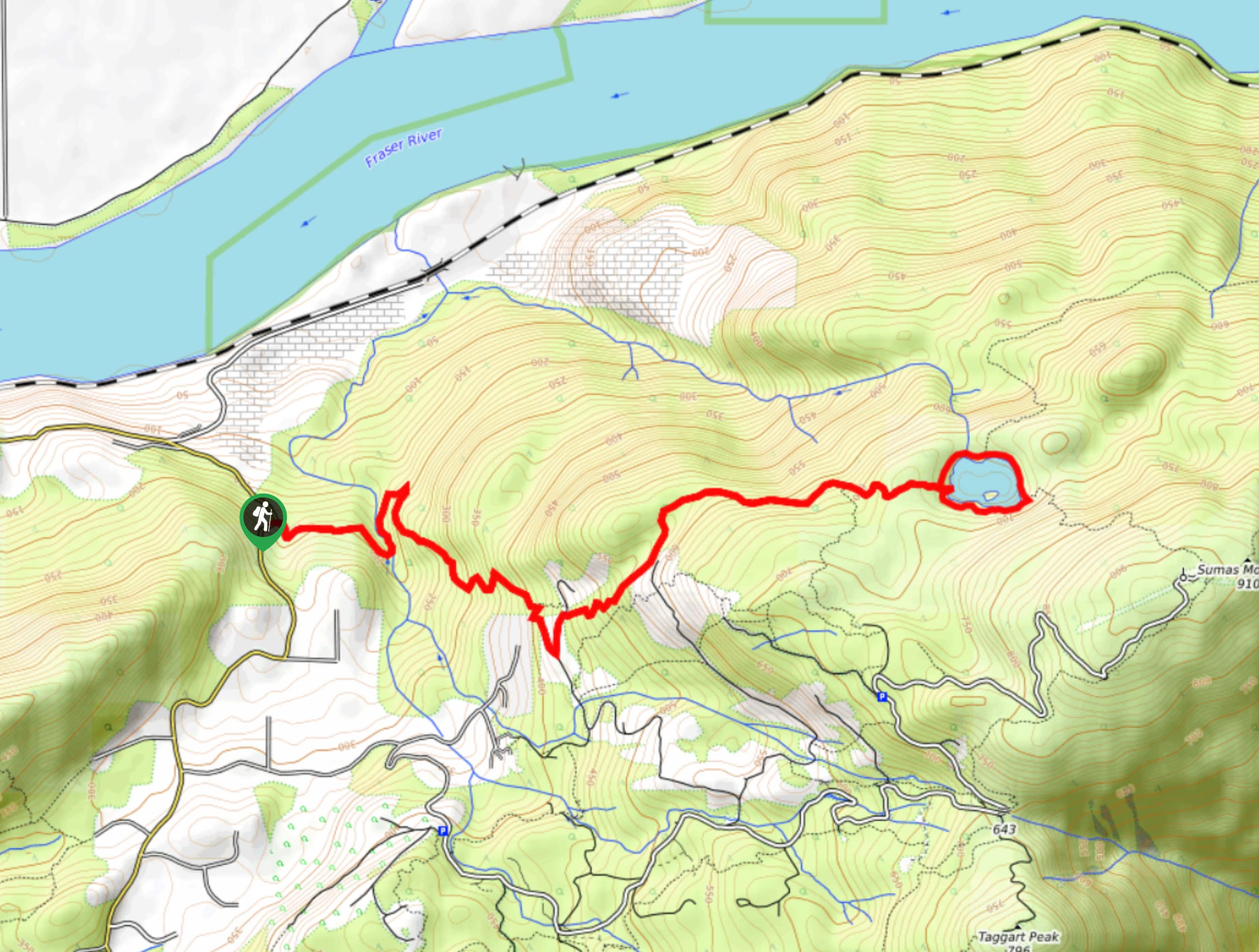 Chadsey Lake Trail Map