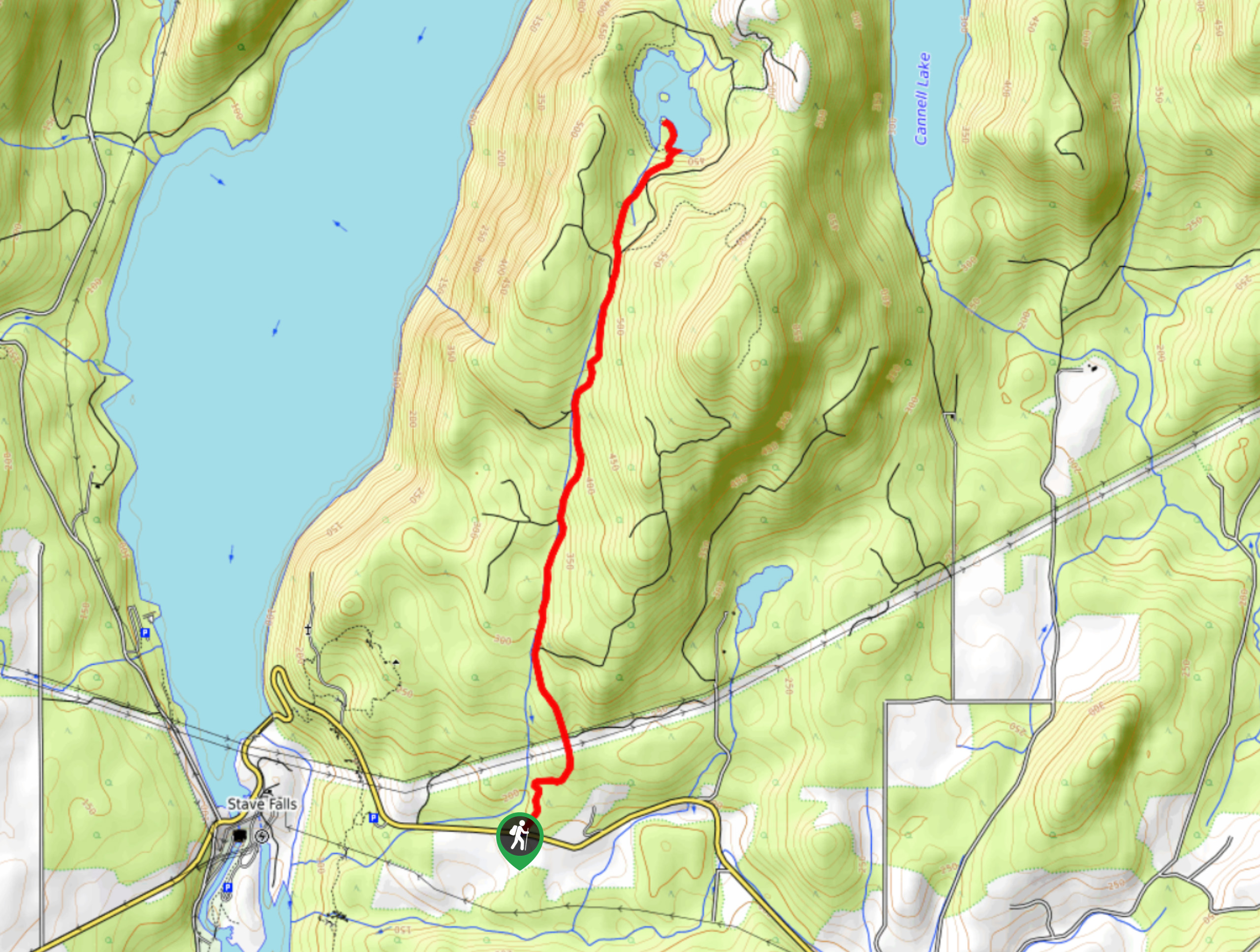 Hoover Lake Trail Map