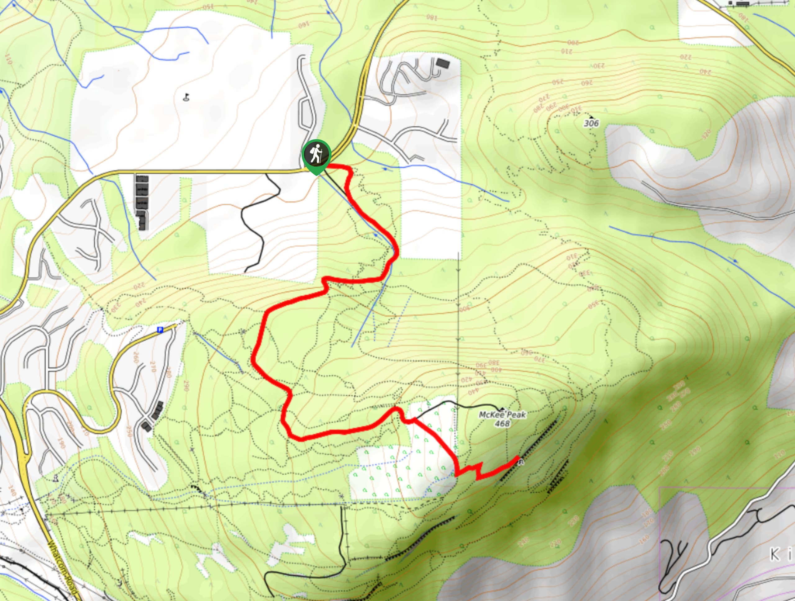 McKee Peak Trail Map