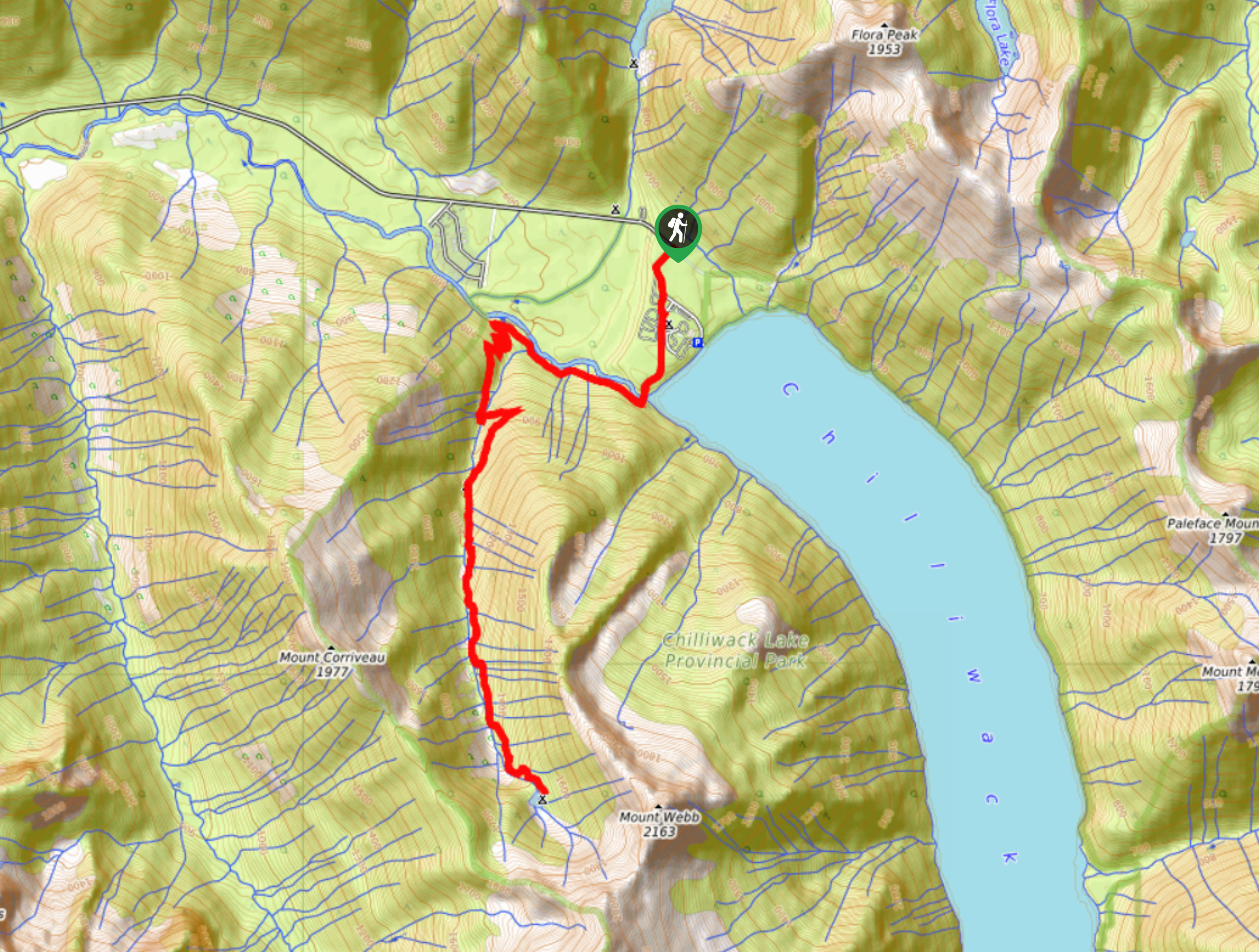 Radium Lake Trail Map