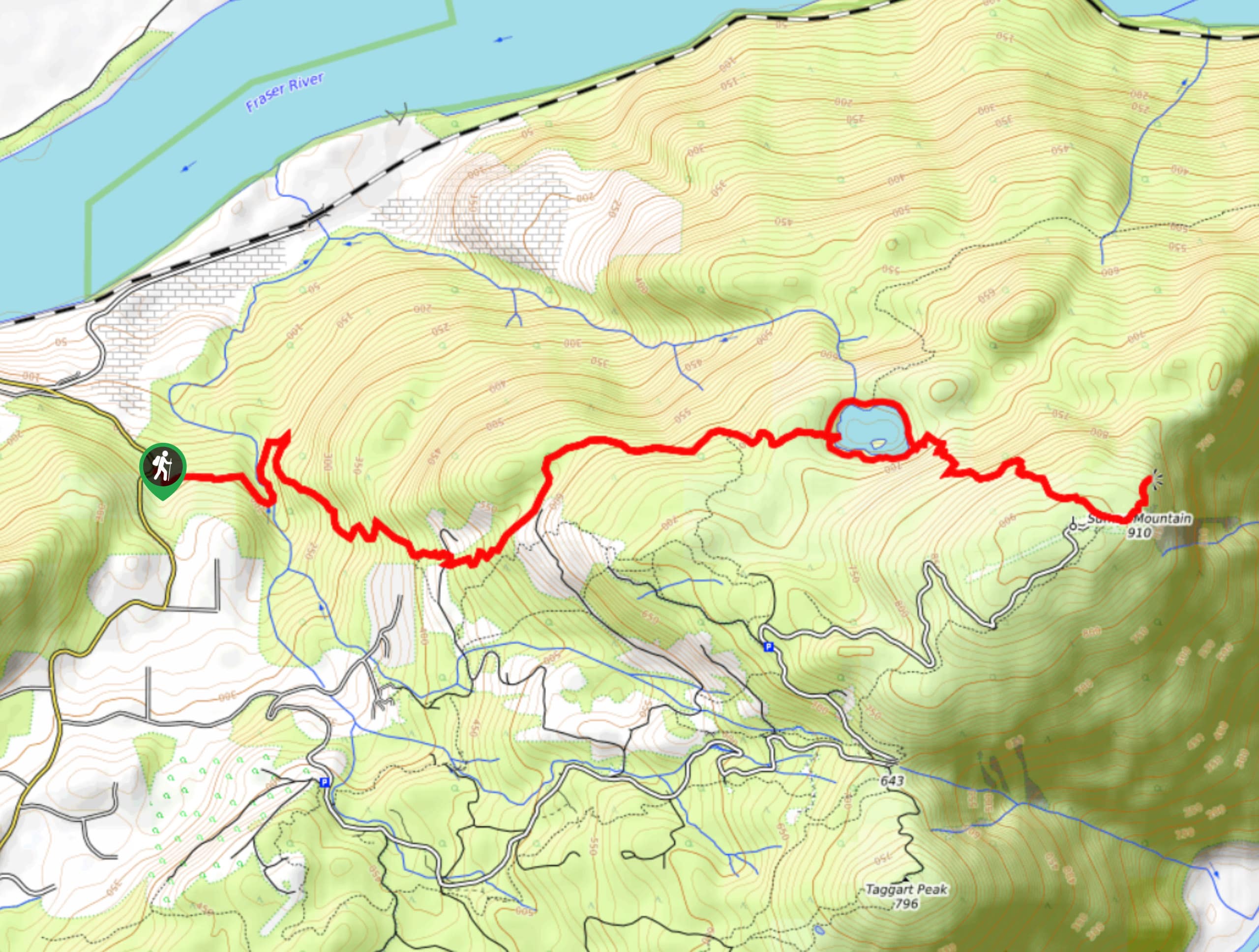 Sumas Mountain Trail Map