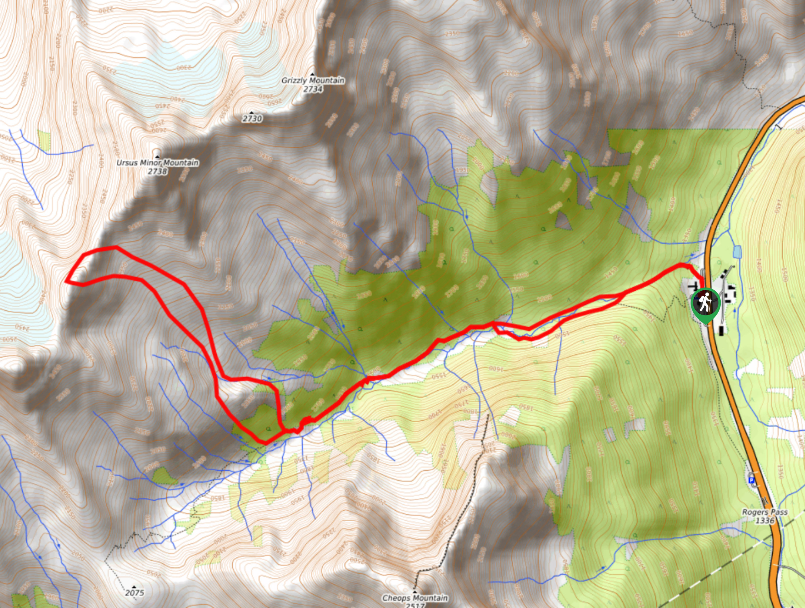 Video Peak Trail Map