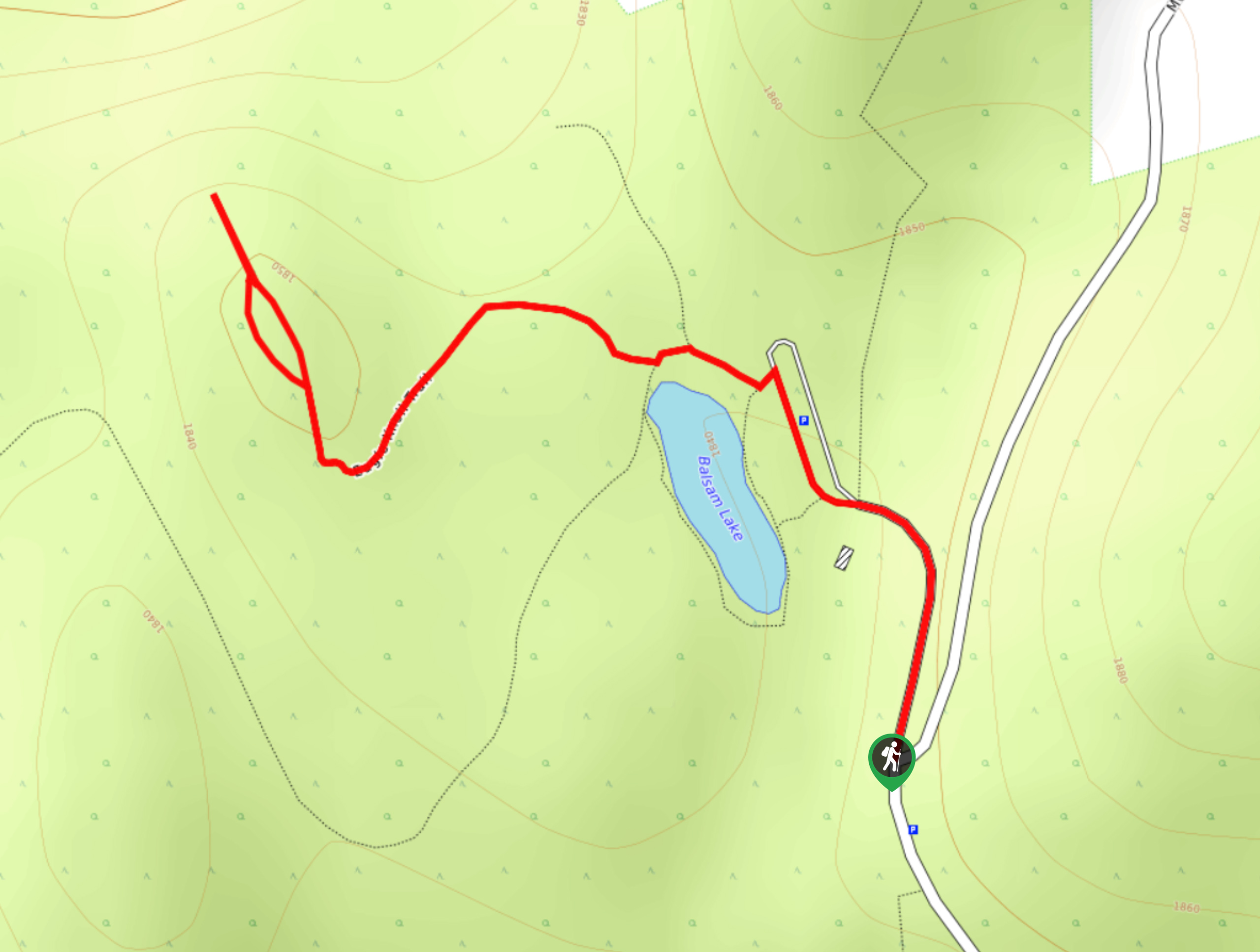 Eagle Knoll Trail Map