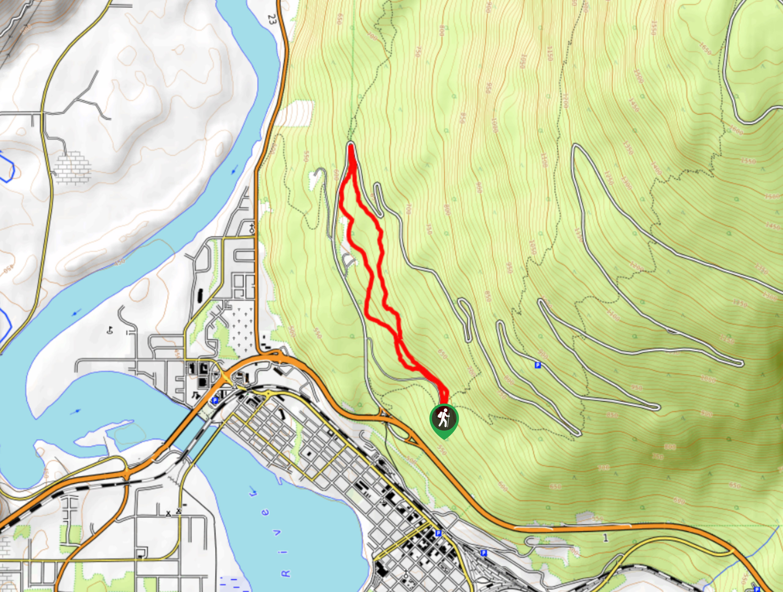 Sorenson Trail Loop Map