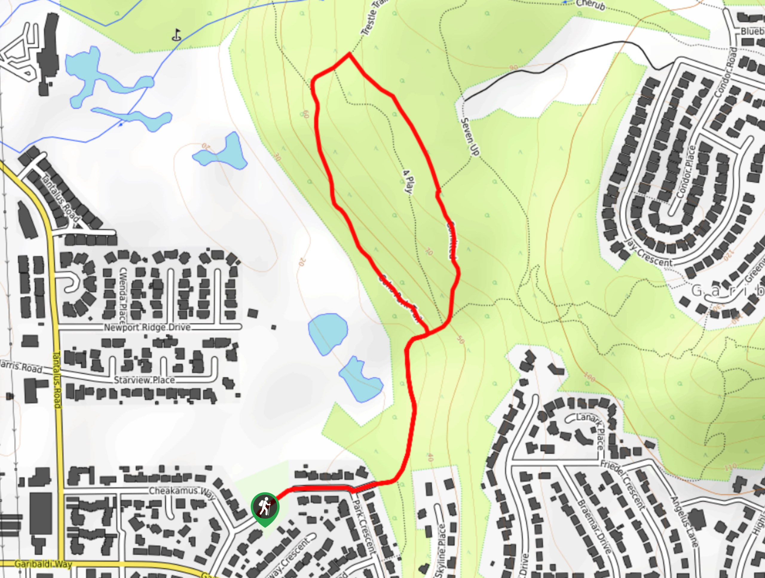Coho Park Trail Map