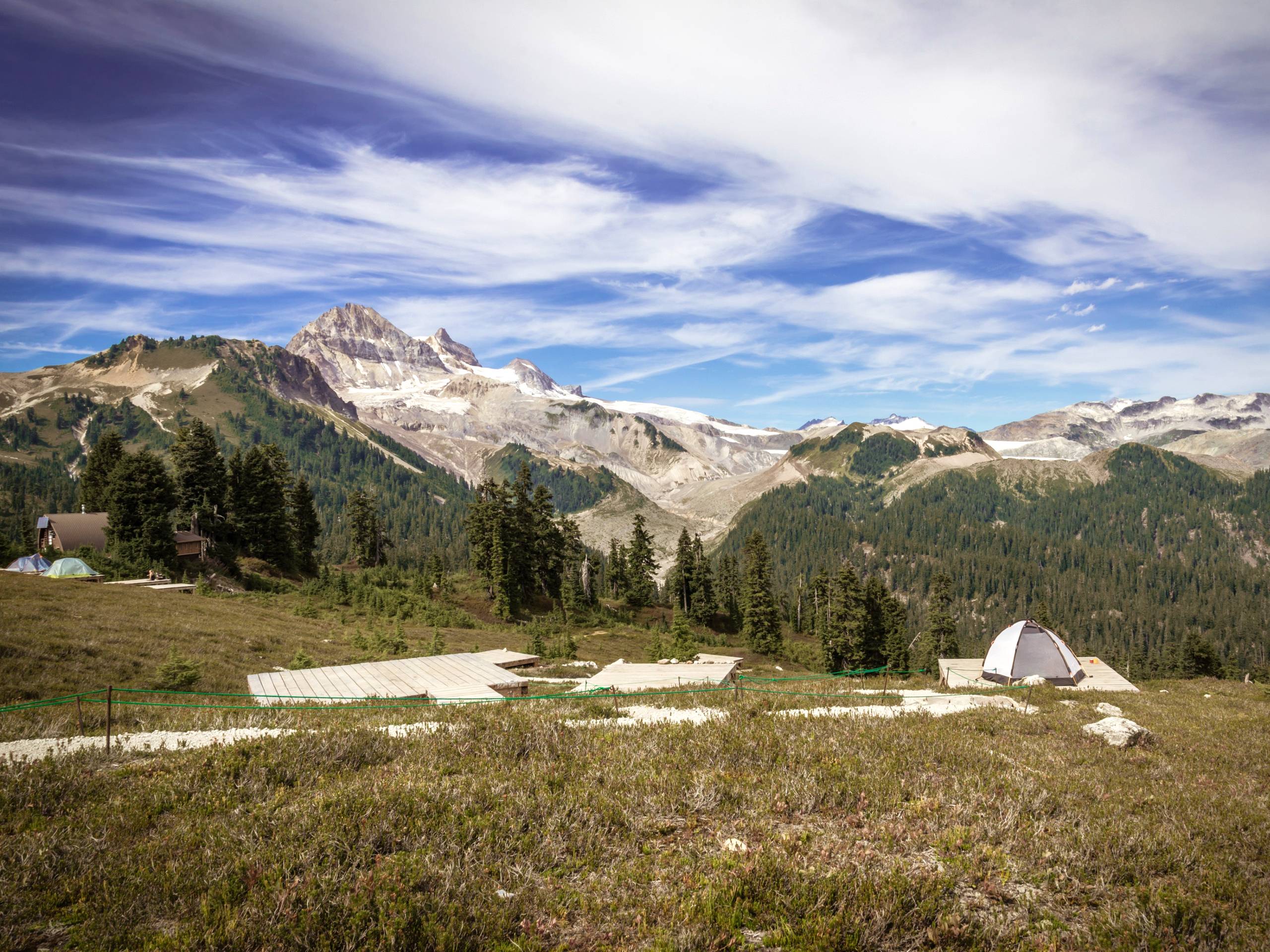 Elfin Lakes Camp Site