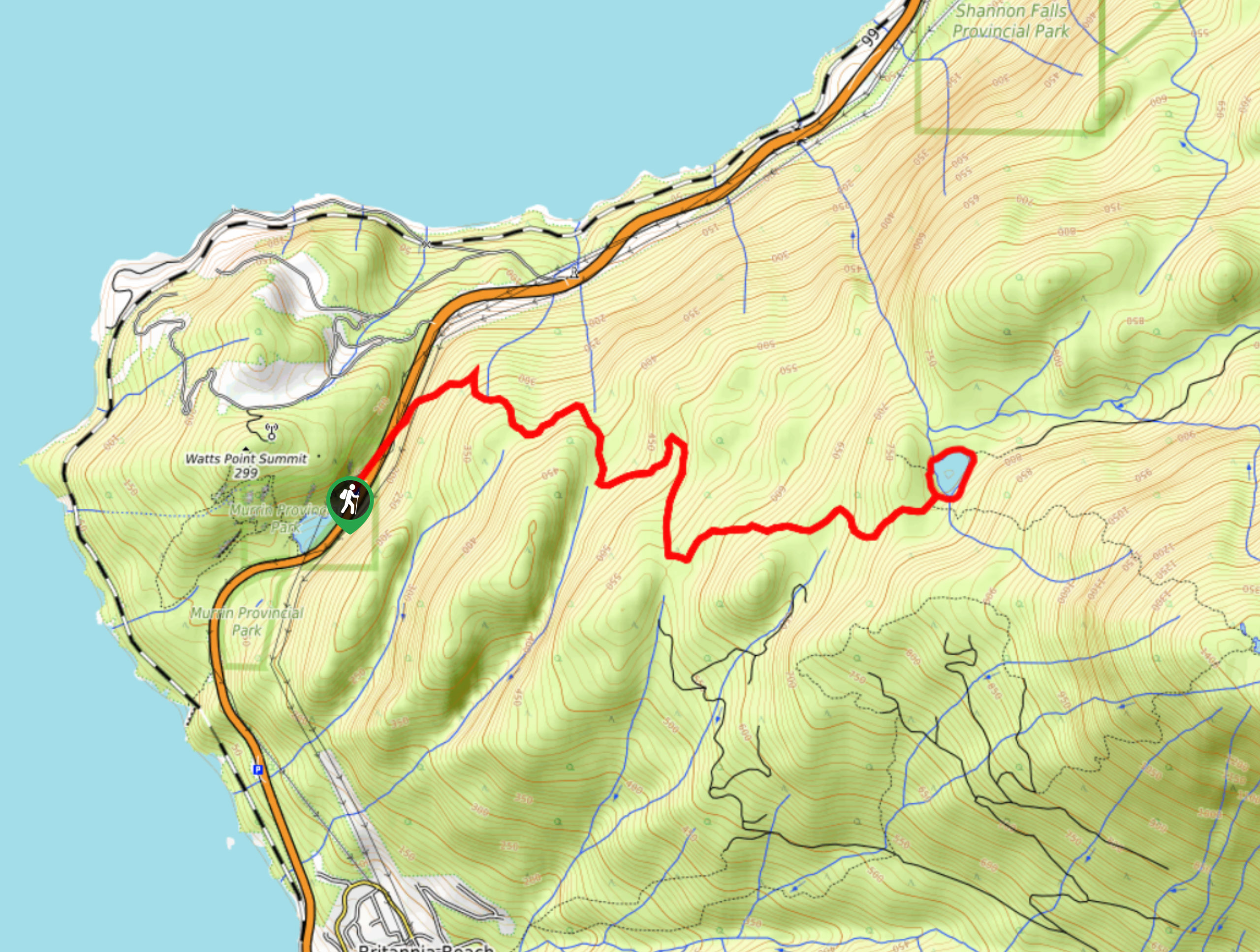 Petgill Lake Trail Map