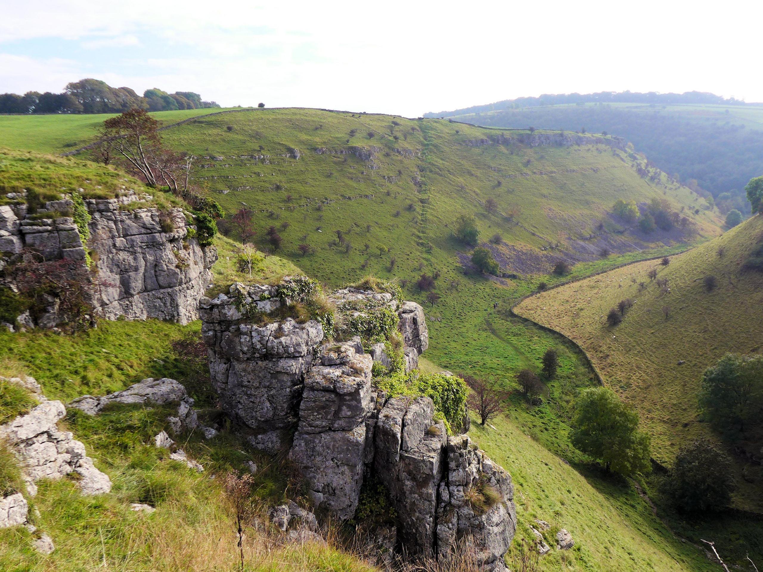 Great views from Lathkill Dale Walk