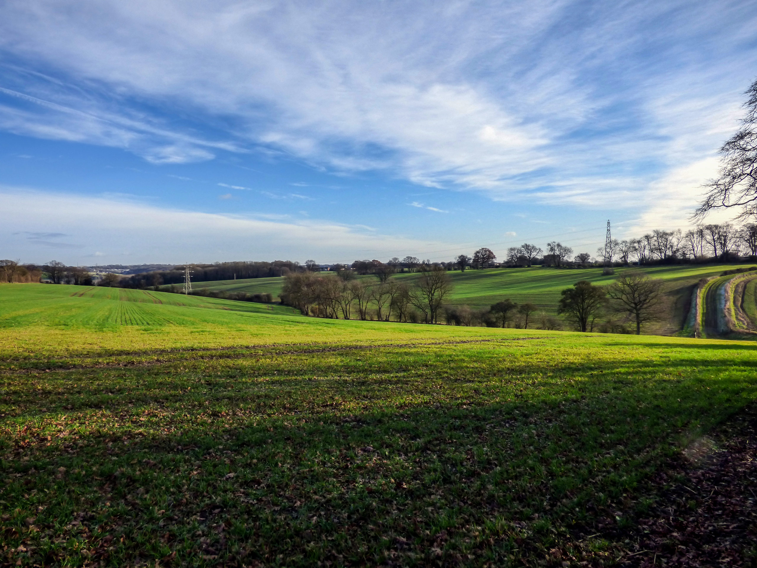 Landscape view near Potten End and Water End Great Gaddesden Hertfordshire