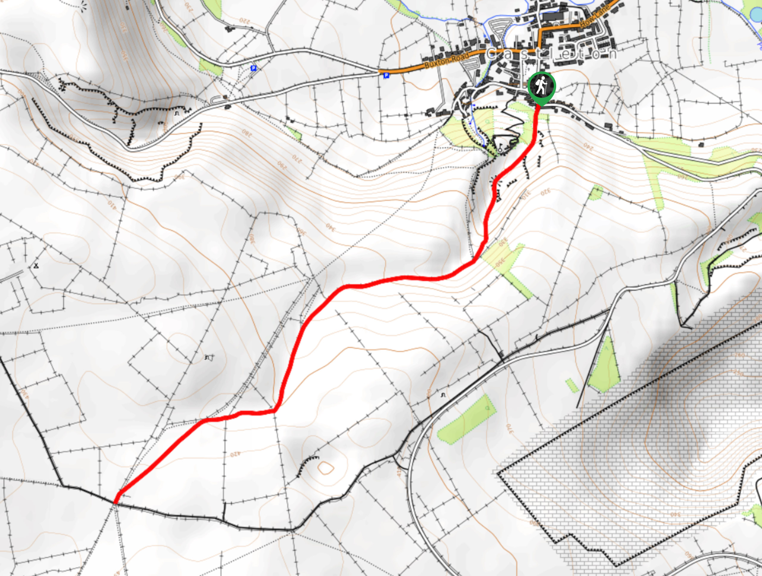Cave Dale Walk Map