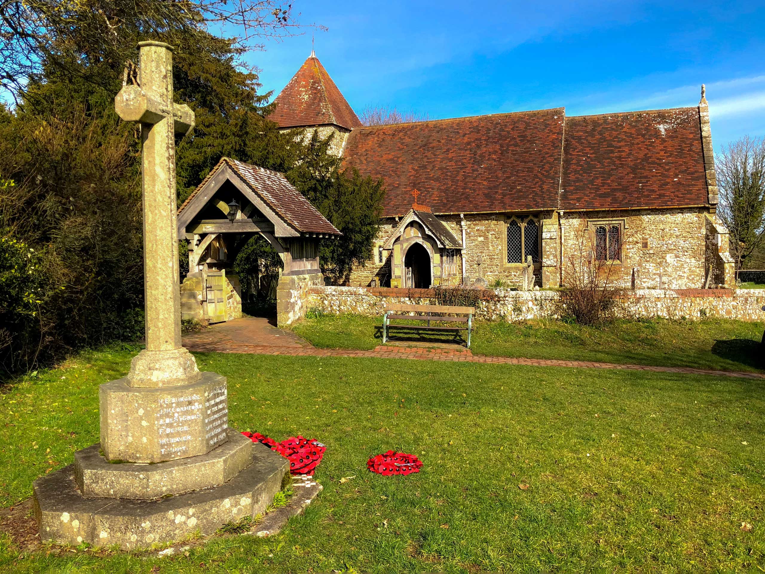 East Chilington churchyard