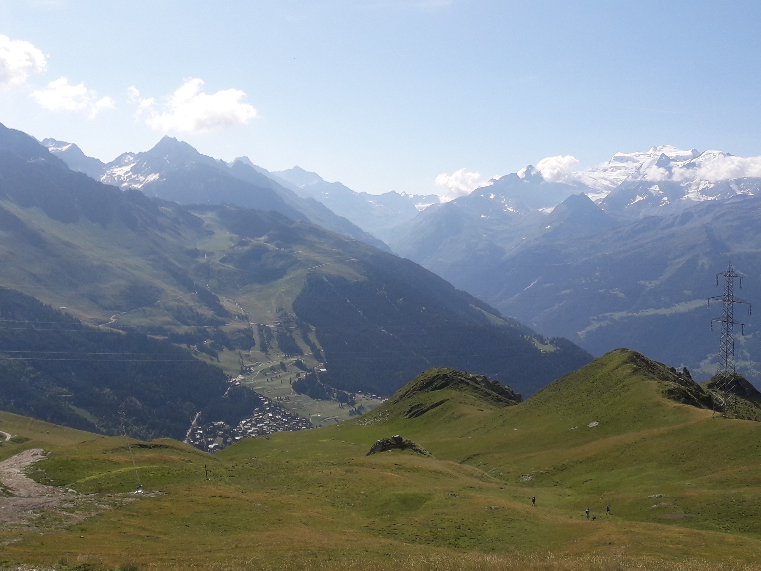 Meadows around Pierre Avoi peak