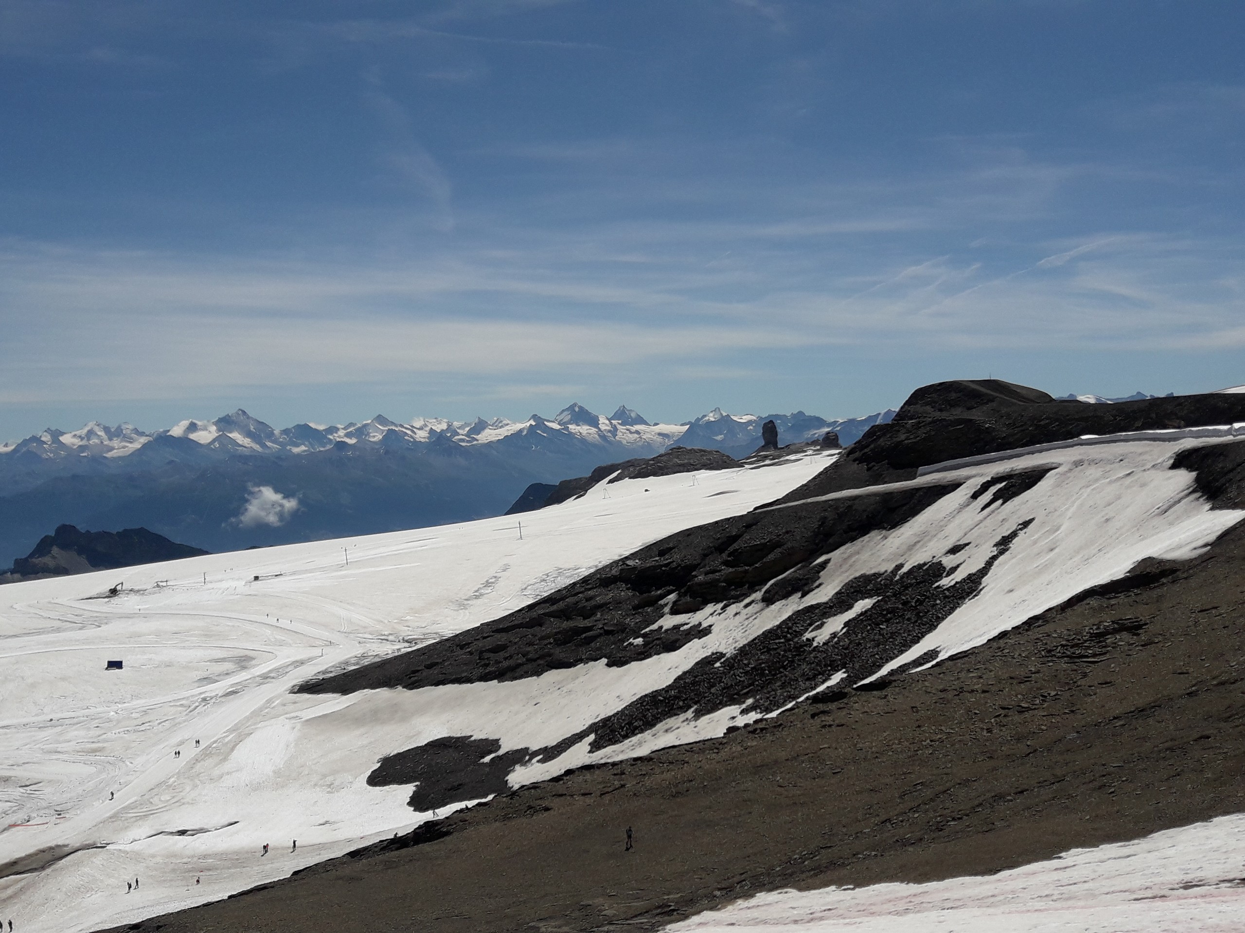 Snow in Swiss Alps (Quille du Diable)