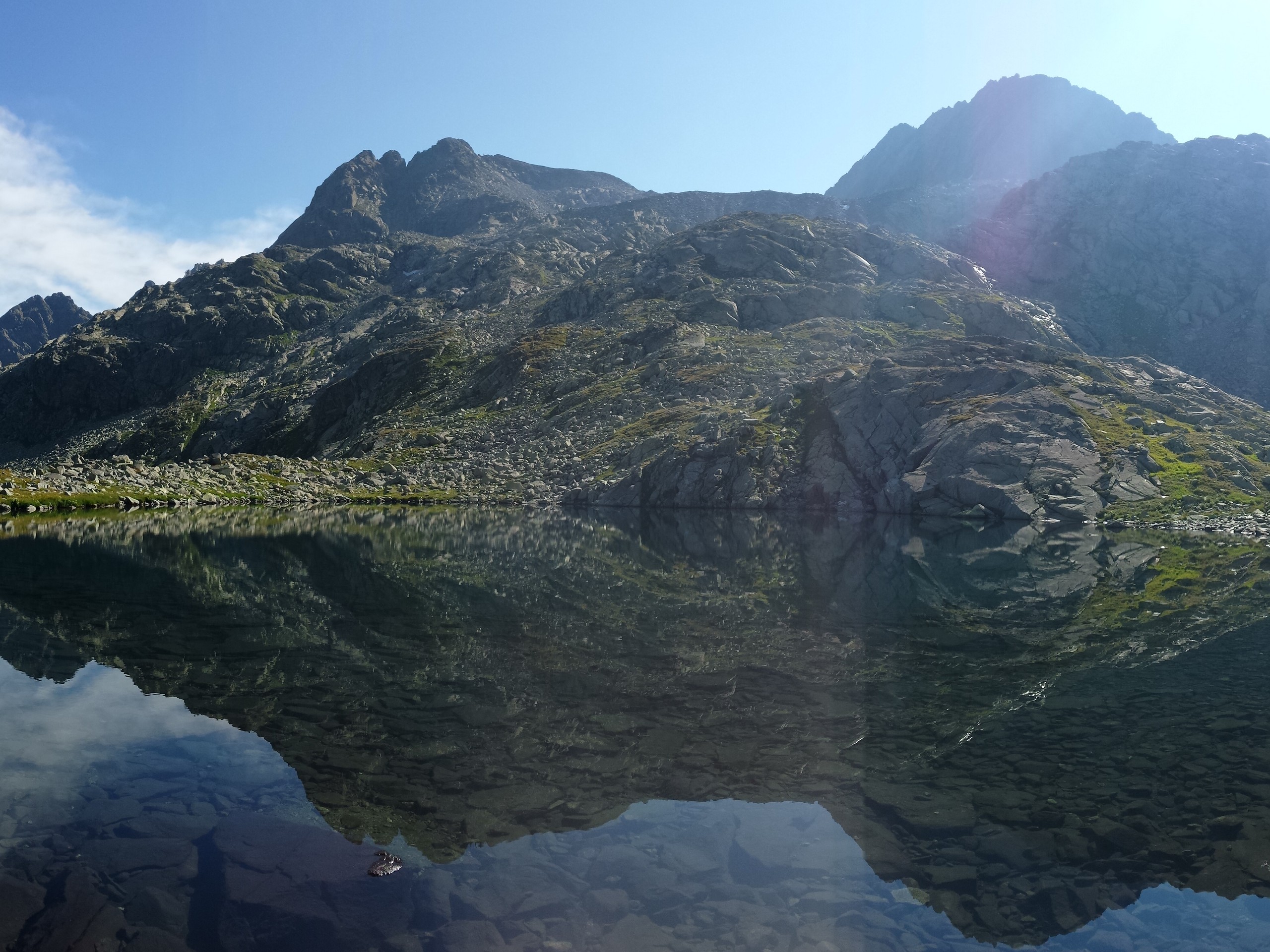 Views near the small tarn, seen on Pizzo della Casa walk