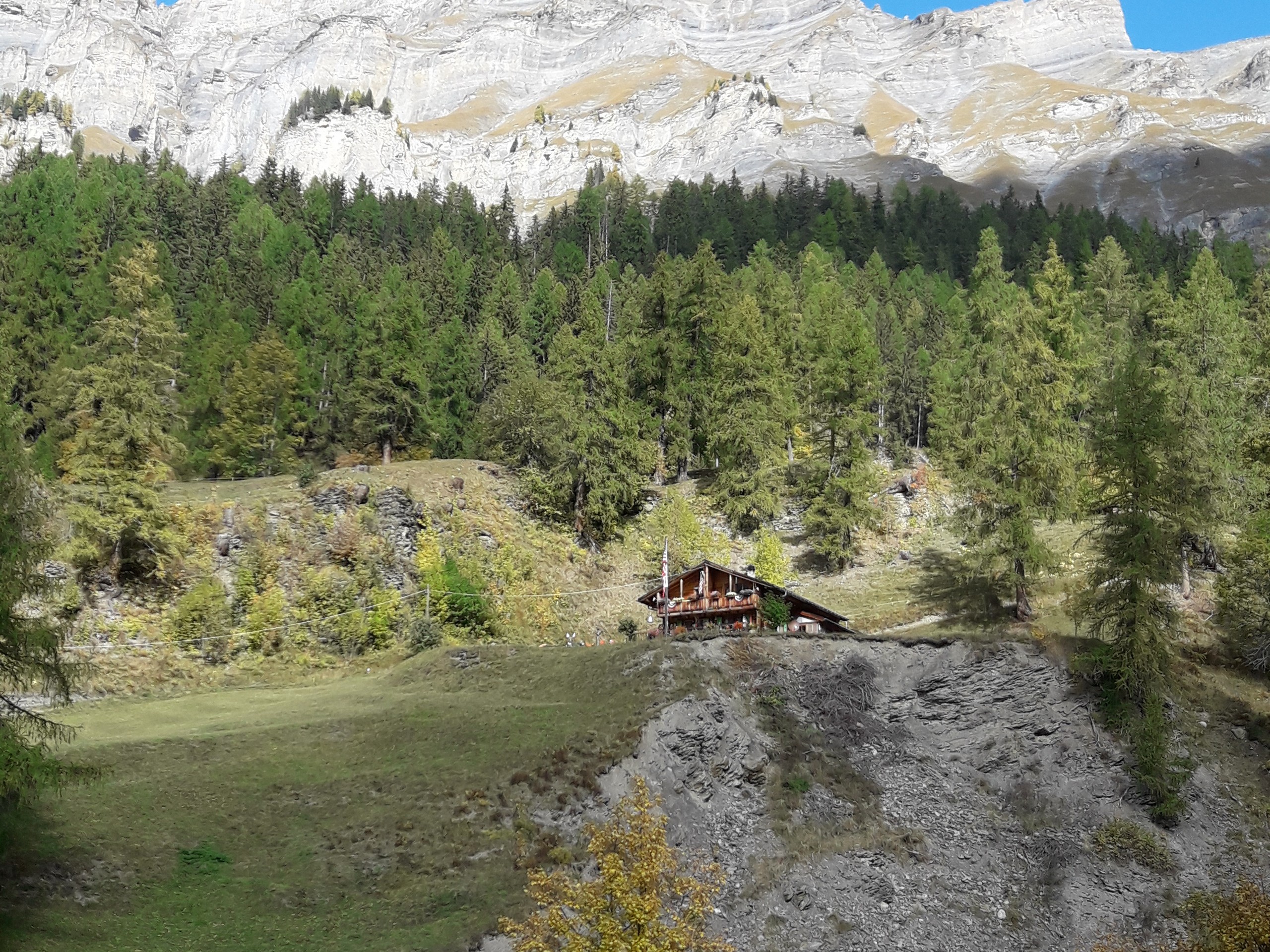 Mountain hut seen on a Thermal Canyon Walk