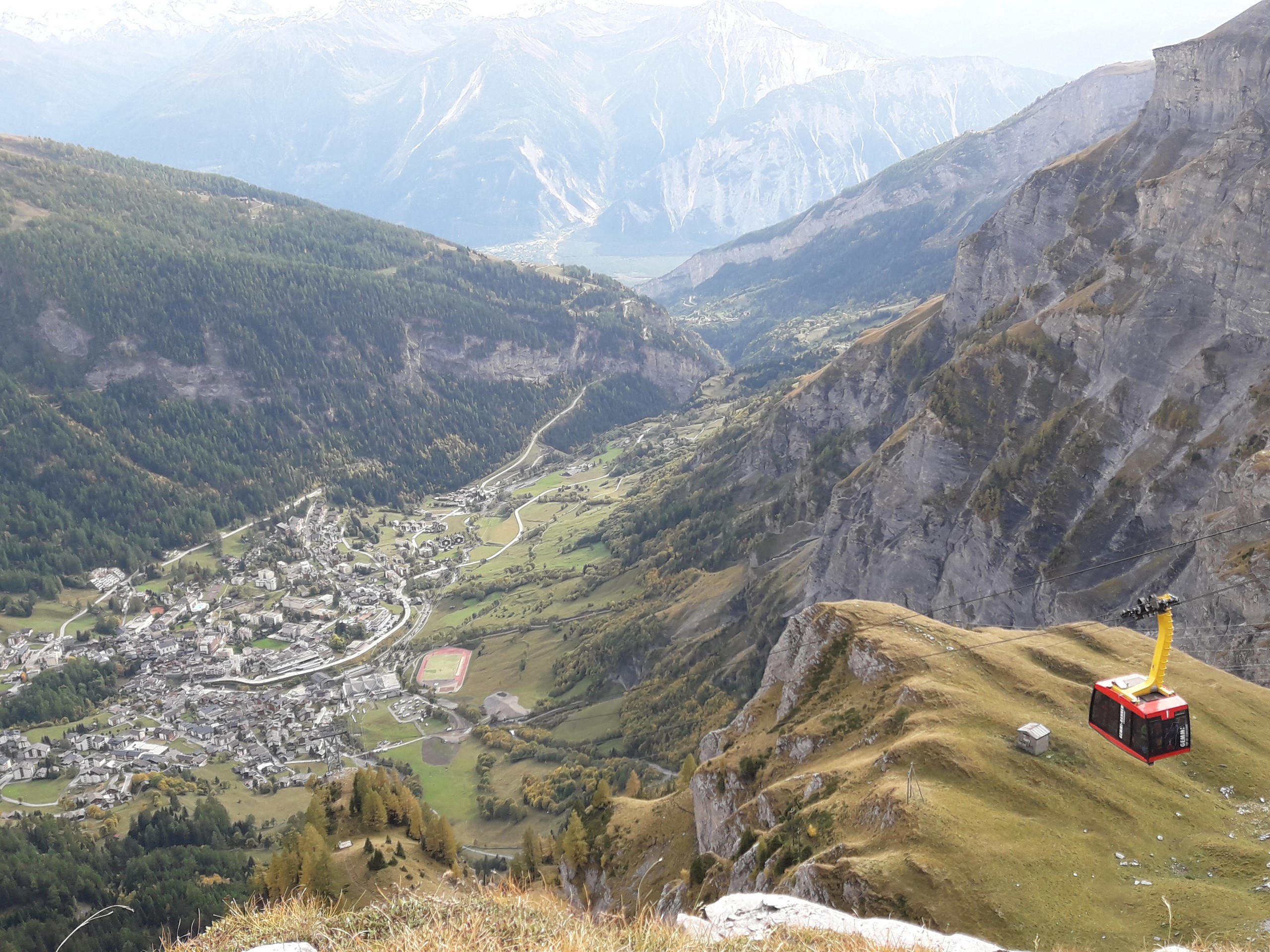 Valley views from the gondola