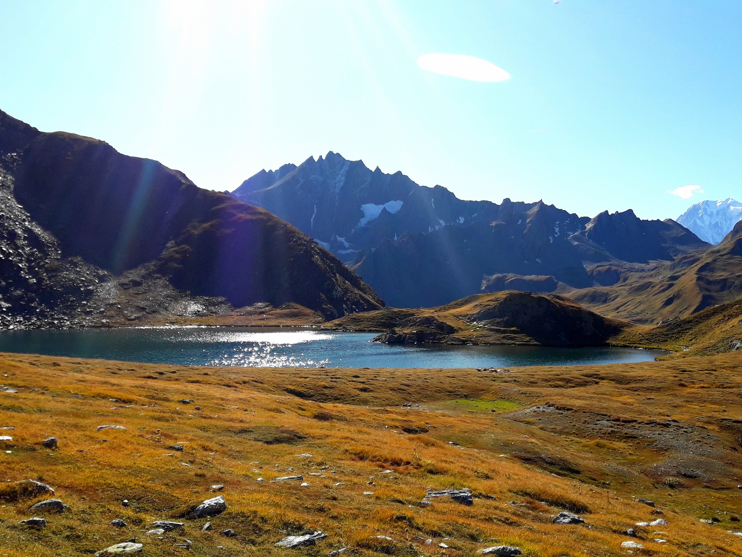 Lacs du Fenetre in Swiss Alps