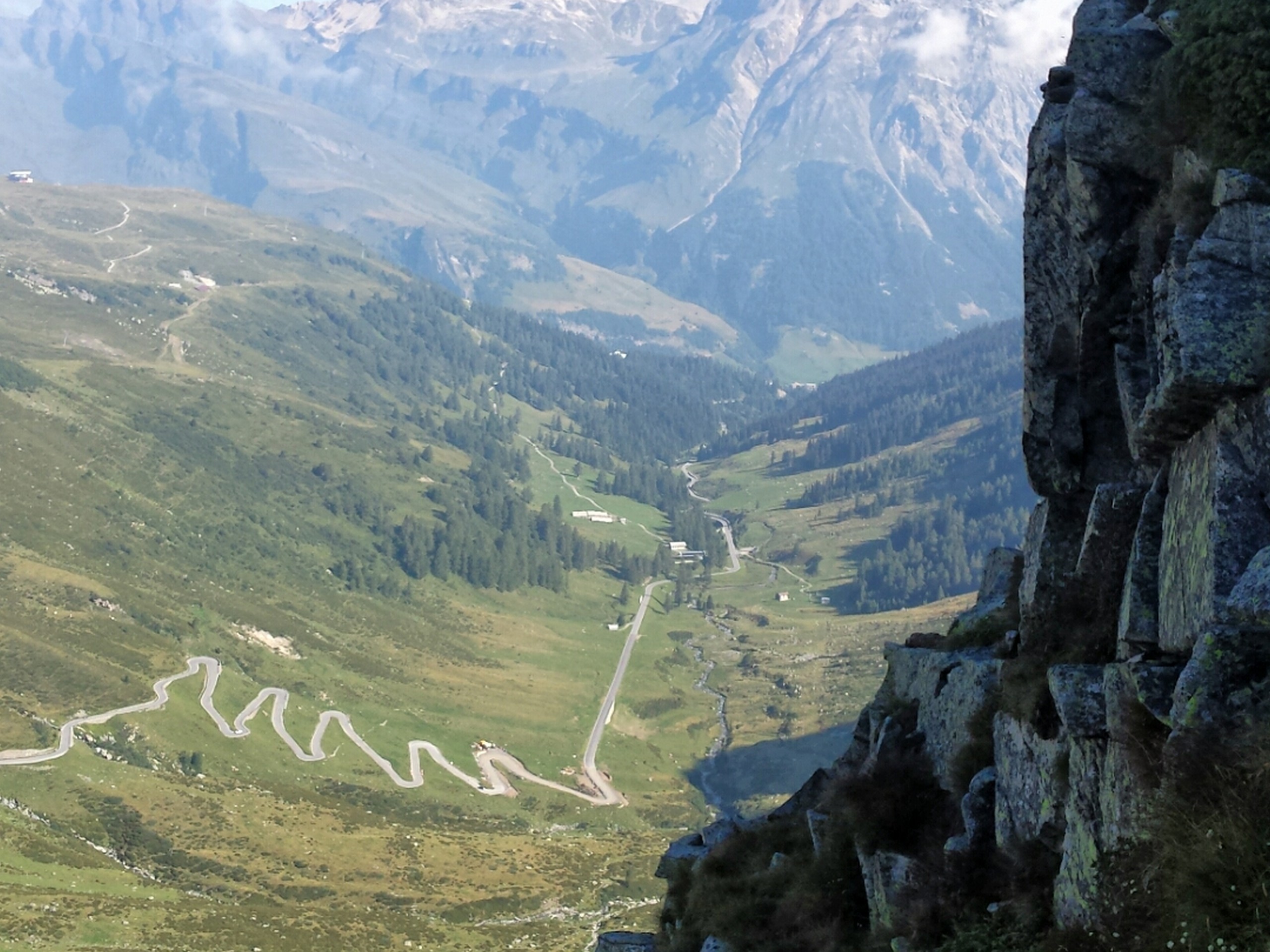 Looking down on the valley from Pizzo della Casa walk