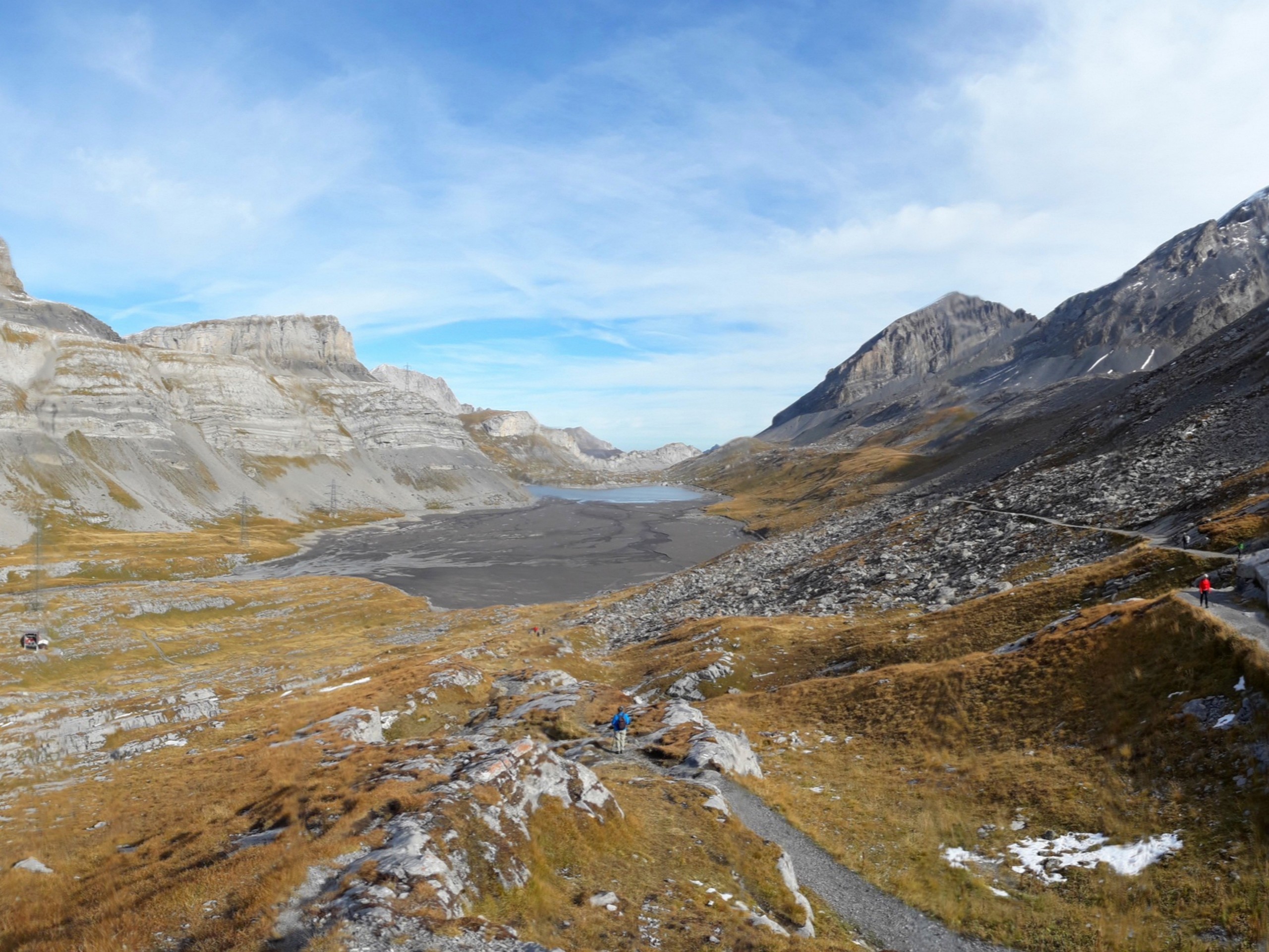 Alpine valley near Daubensee