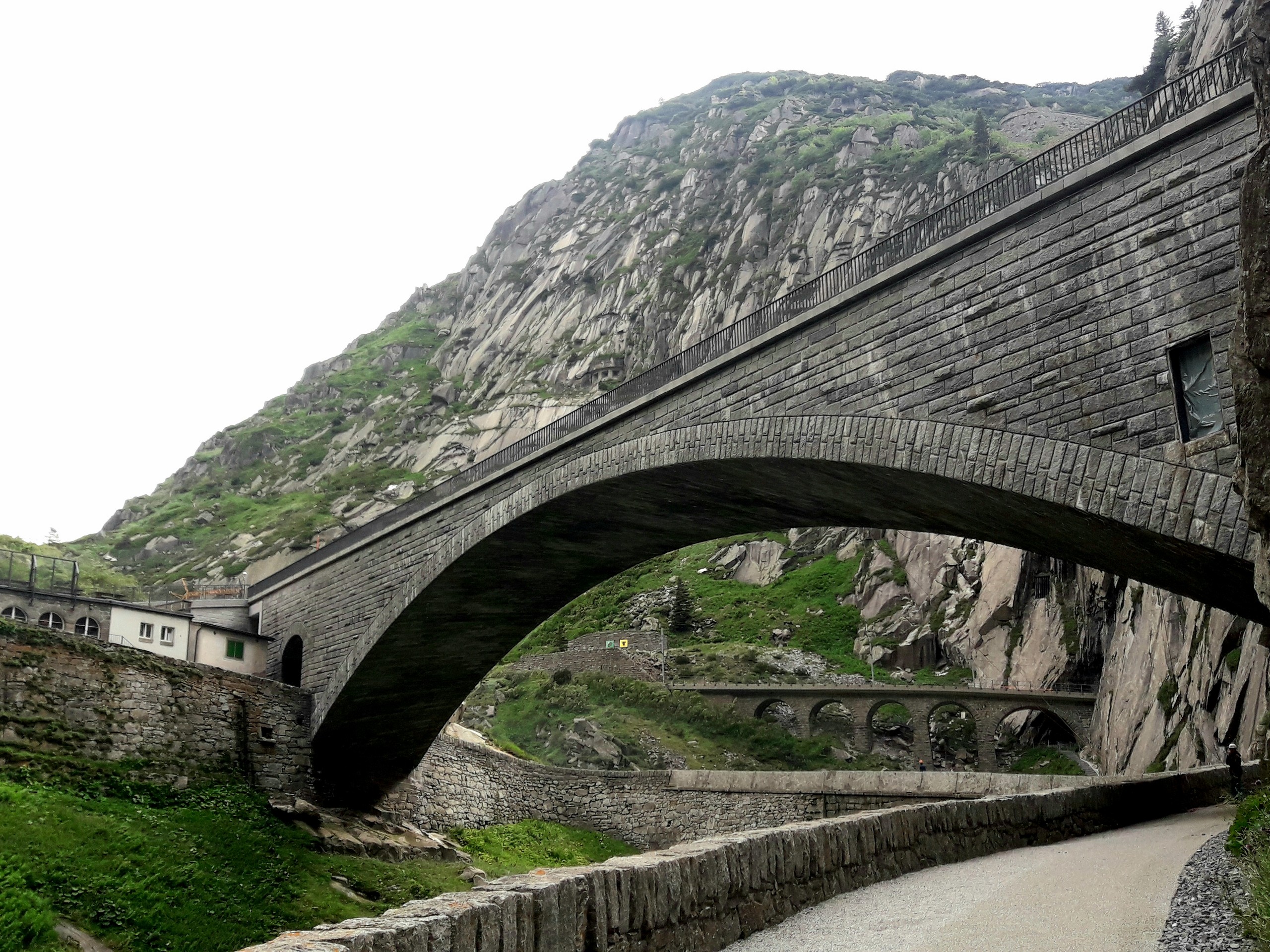 Bridge over the gorge from close