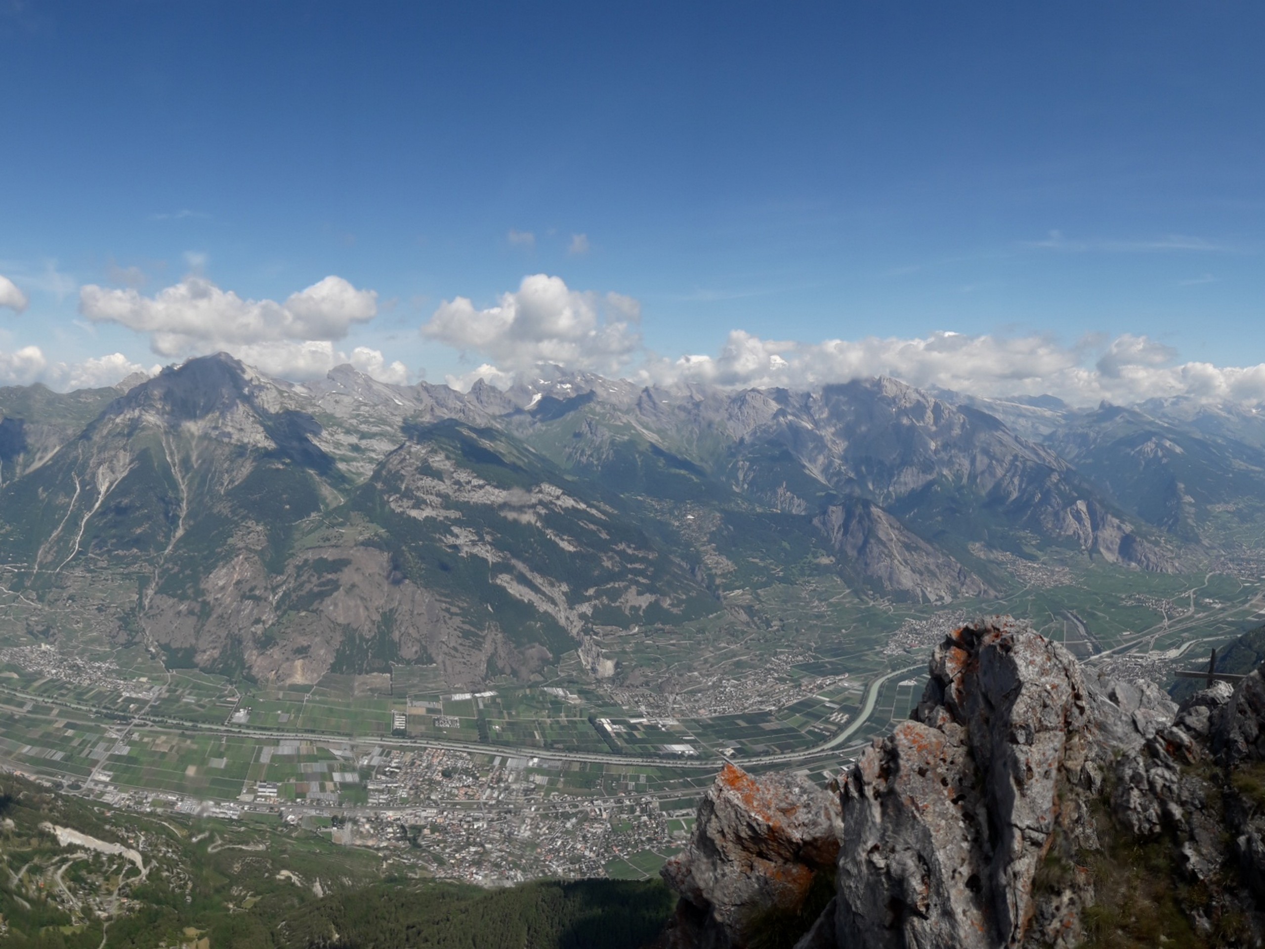 Valley views from Pierre Avoi (Swiss Alps)