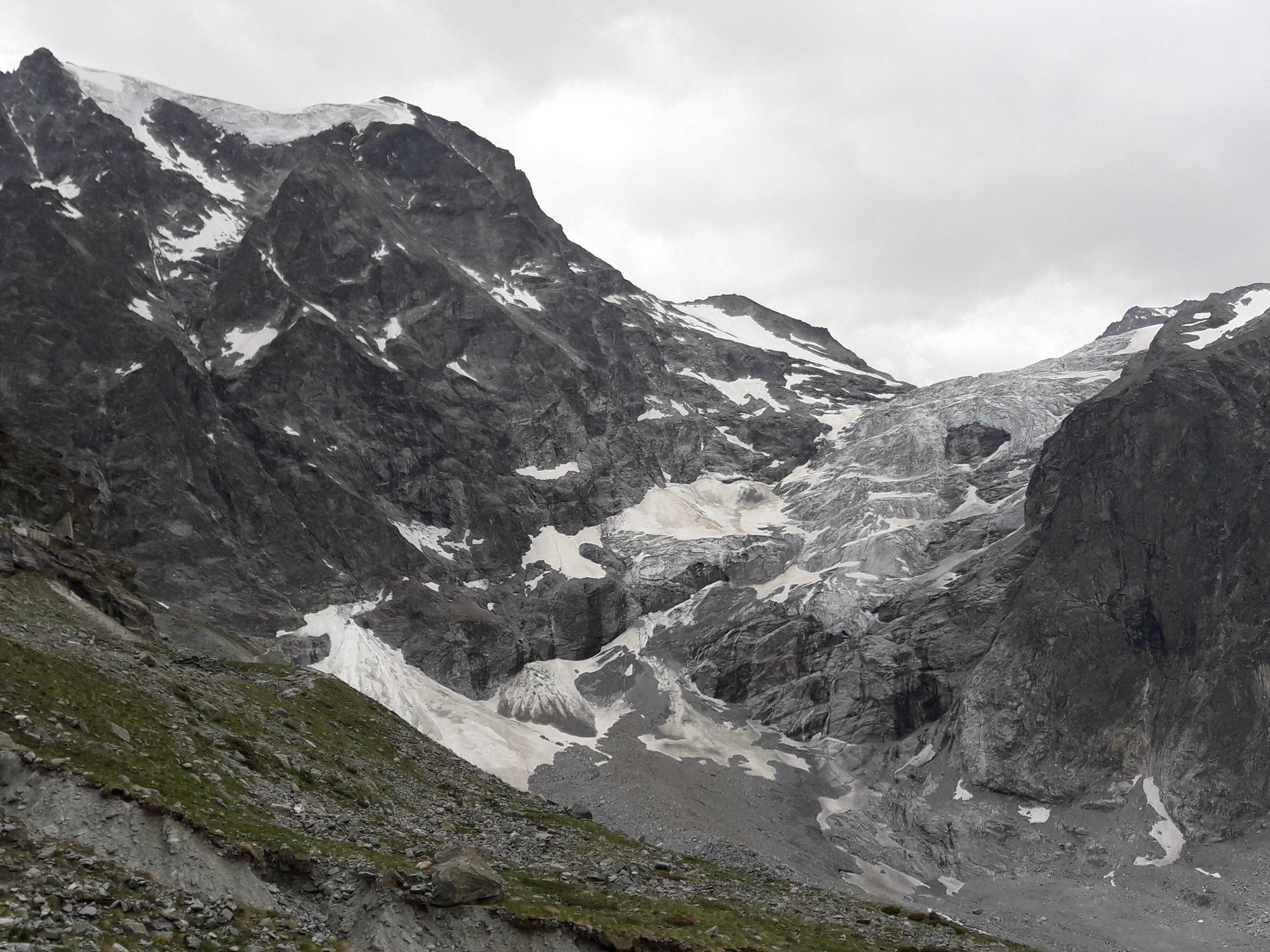 Arolla Glacier in Swiss Alps