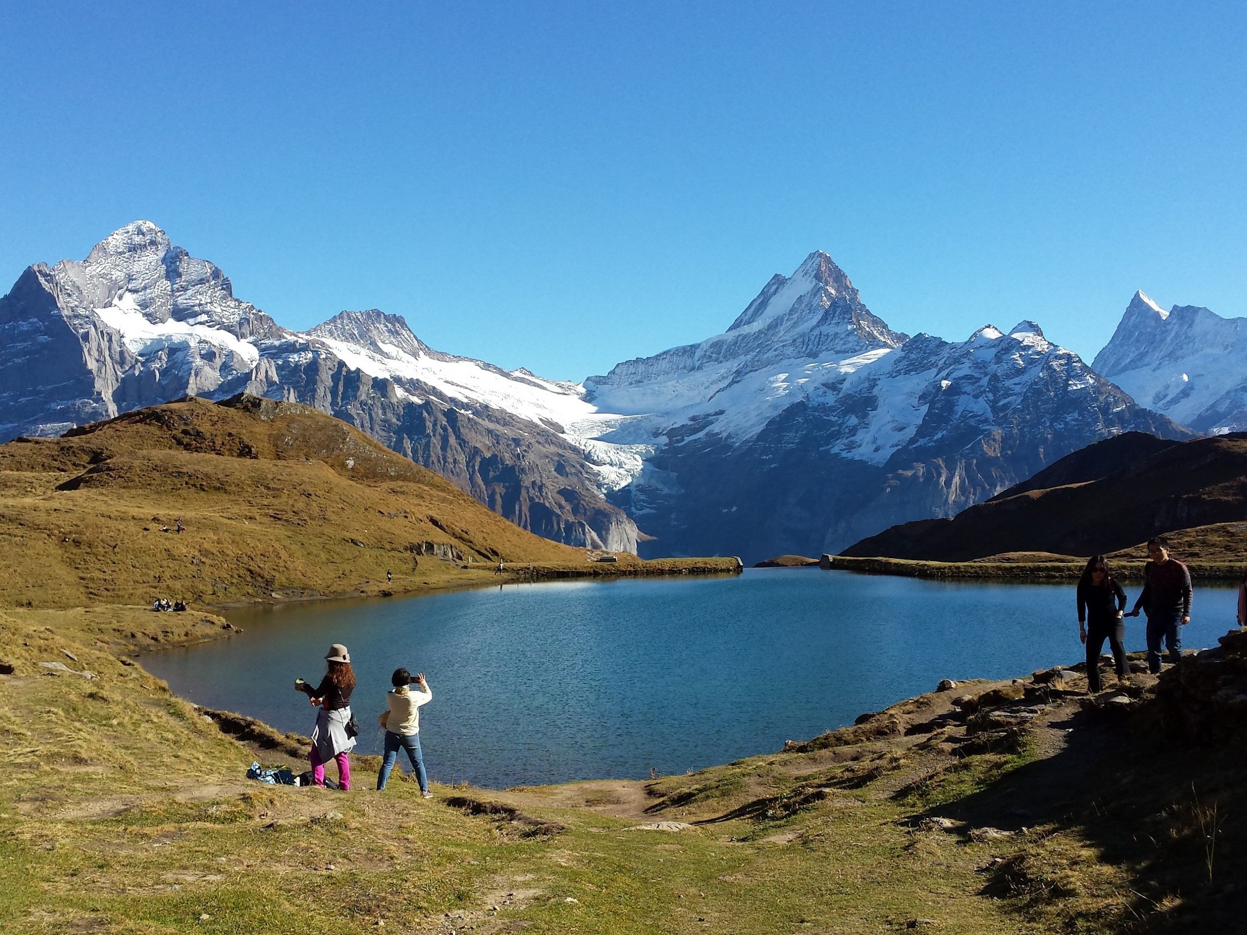 Sunny day near Lac Bleu