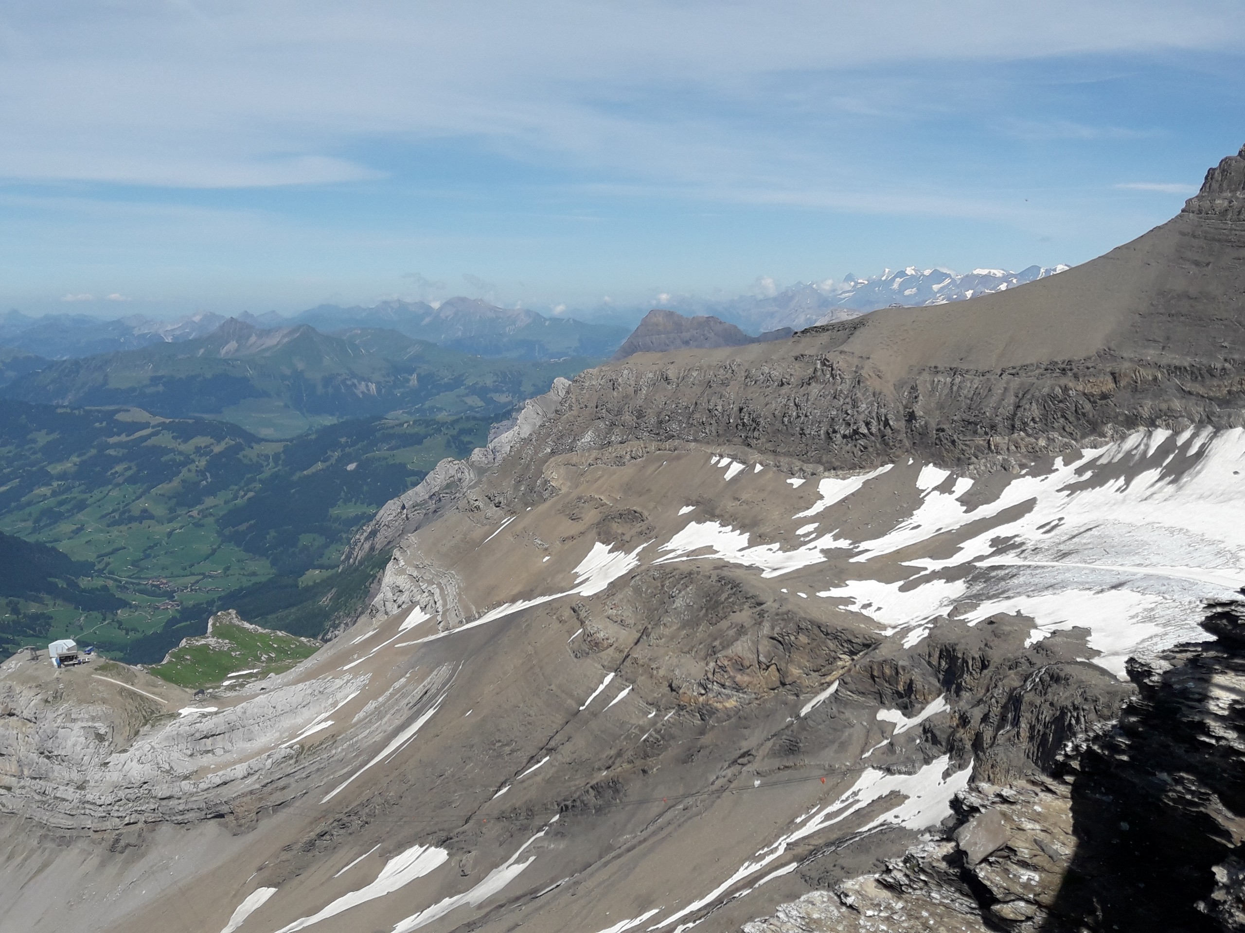 Mountain views in Swiss Alps