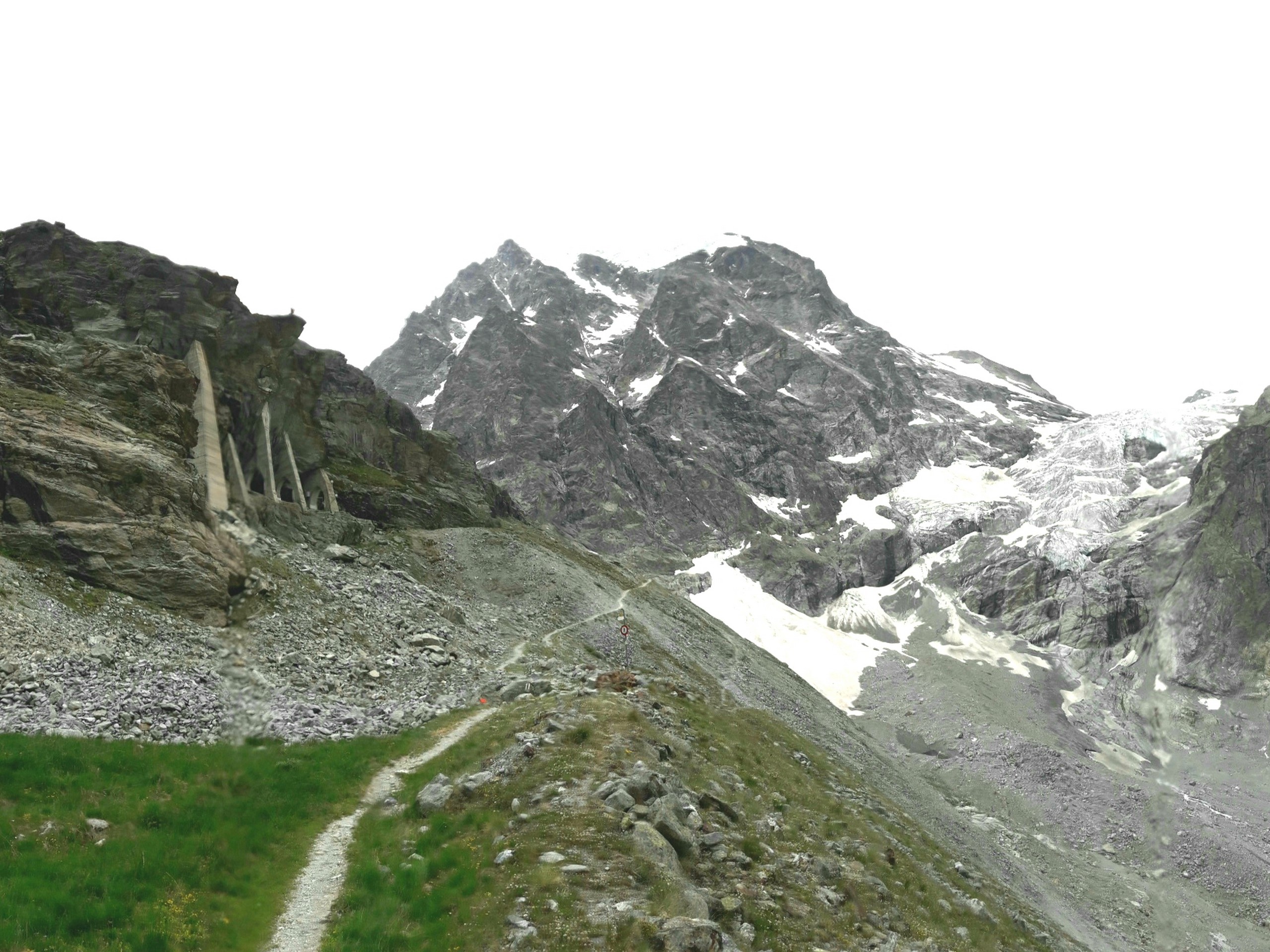 Approaching the Arolla Glacier