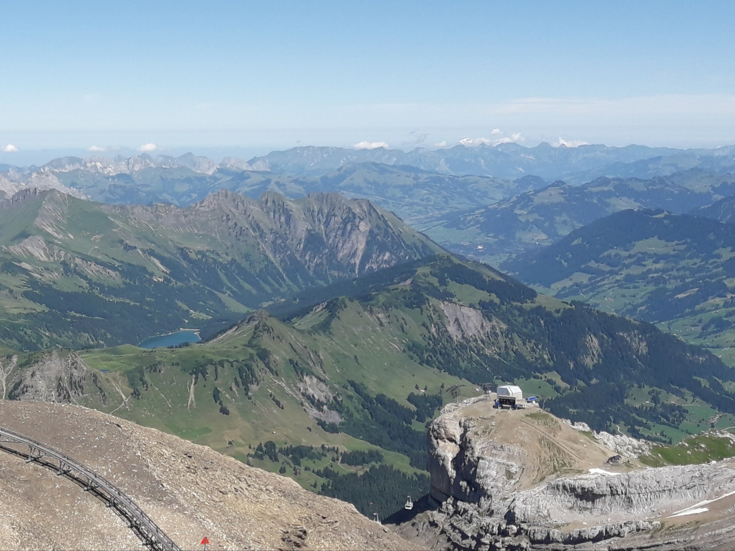 Swiss Alps ,as seen from Quille du Diable