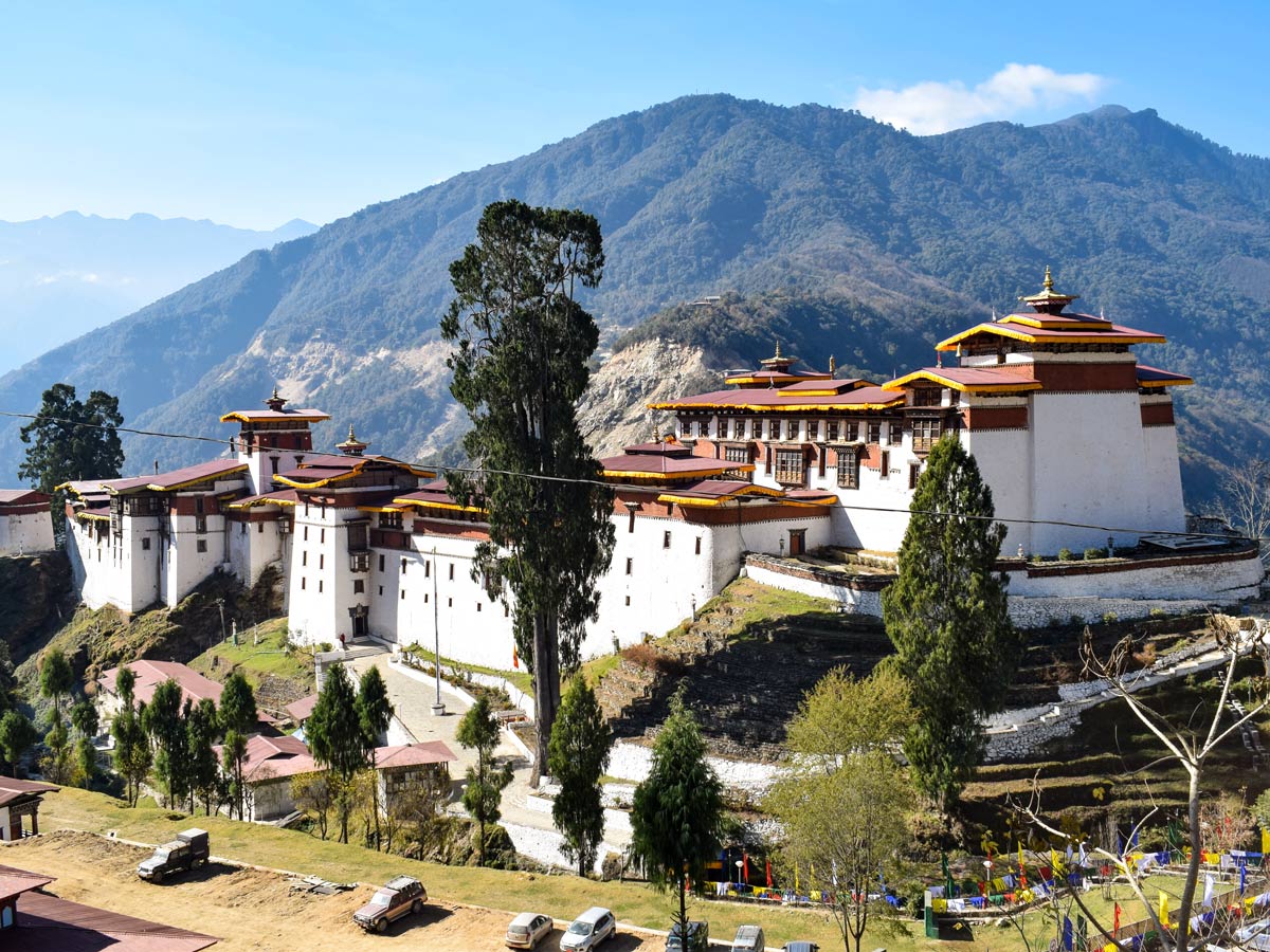Trongsa Fortress in Trongsa Dzong