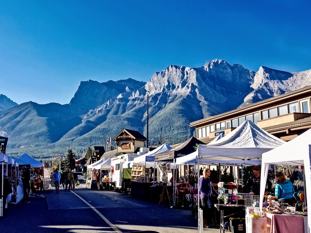 Canmore street market