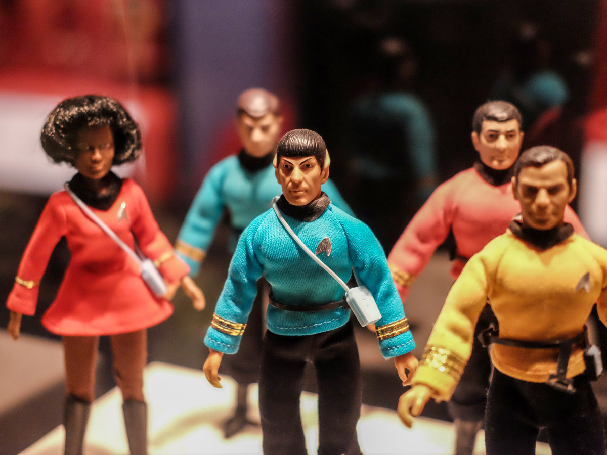 Vulcan Alberta Star Trek themed tourist centre action figures