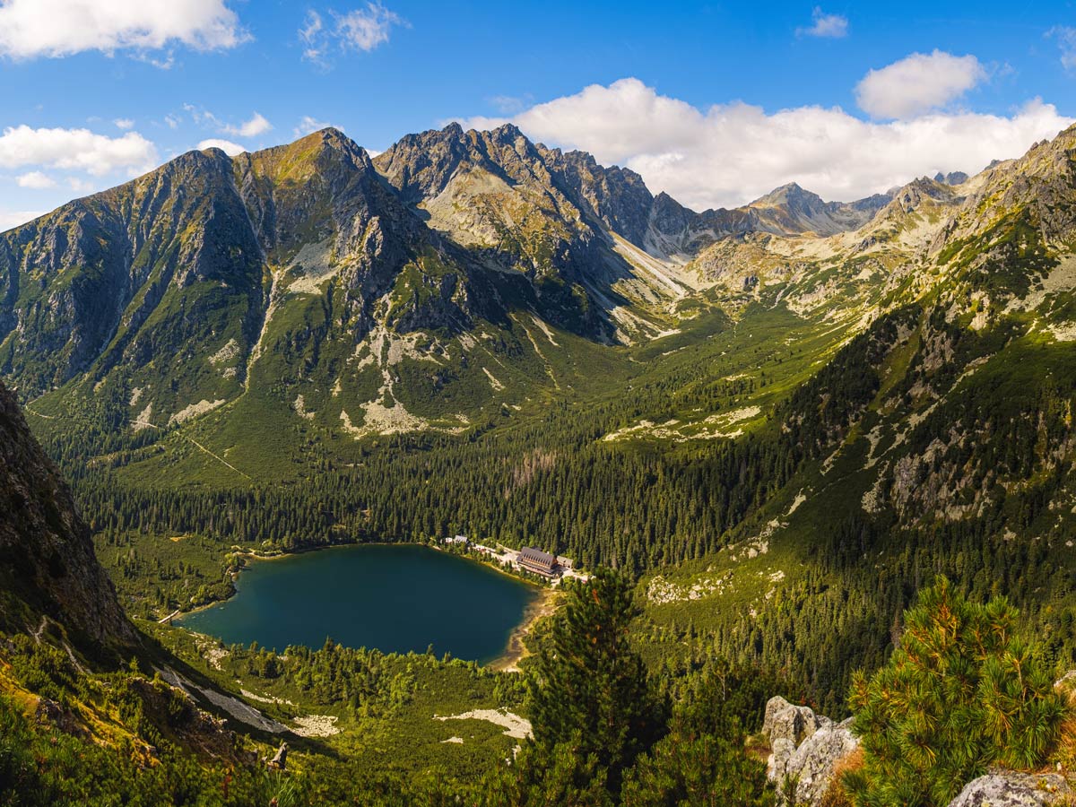 Popradske pleso. High Tatras Slovakia