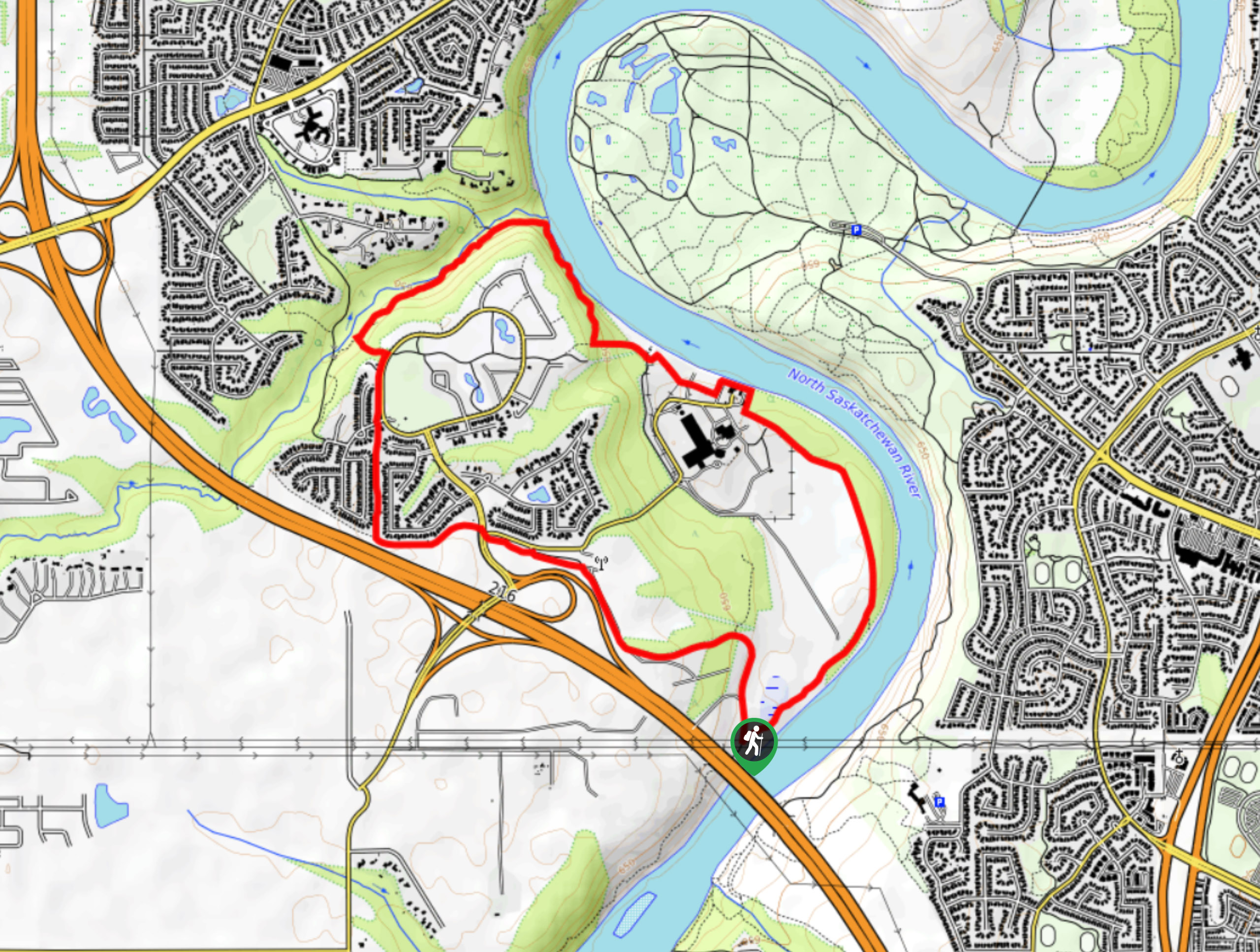 Cameron Heights Loop Map