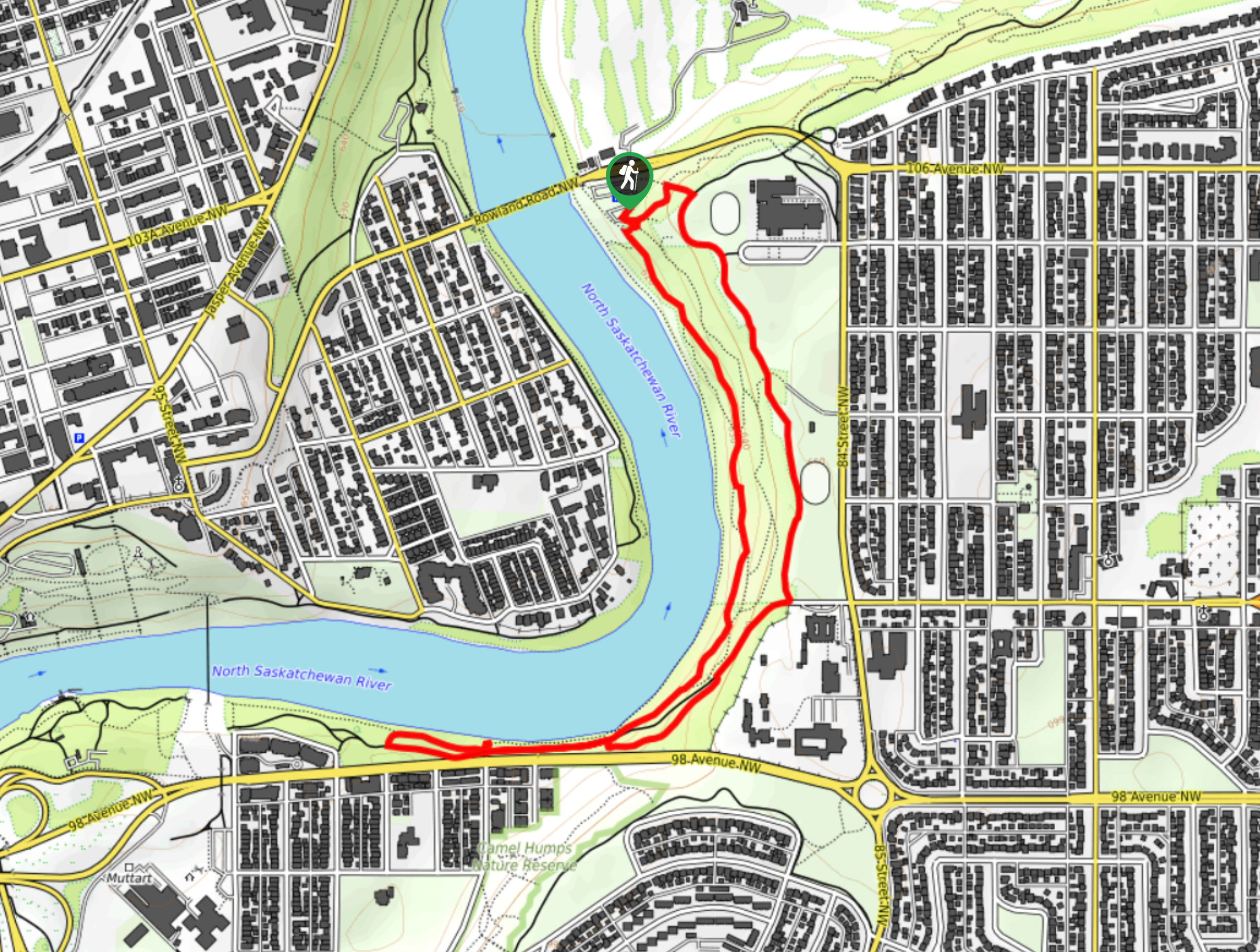 Forest Heights Park Trail Map