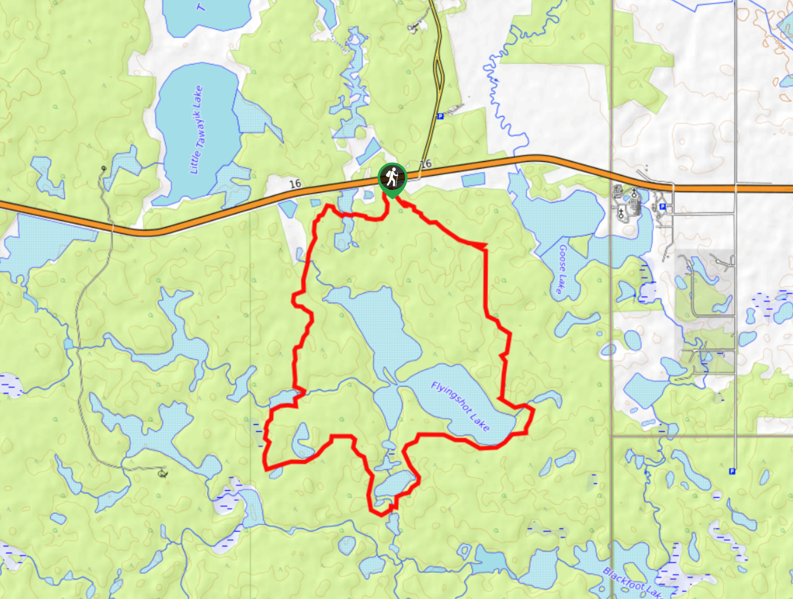 Wood Bison Trail Map