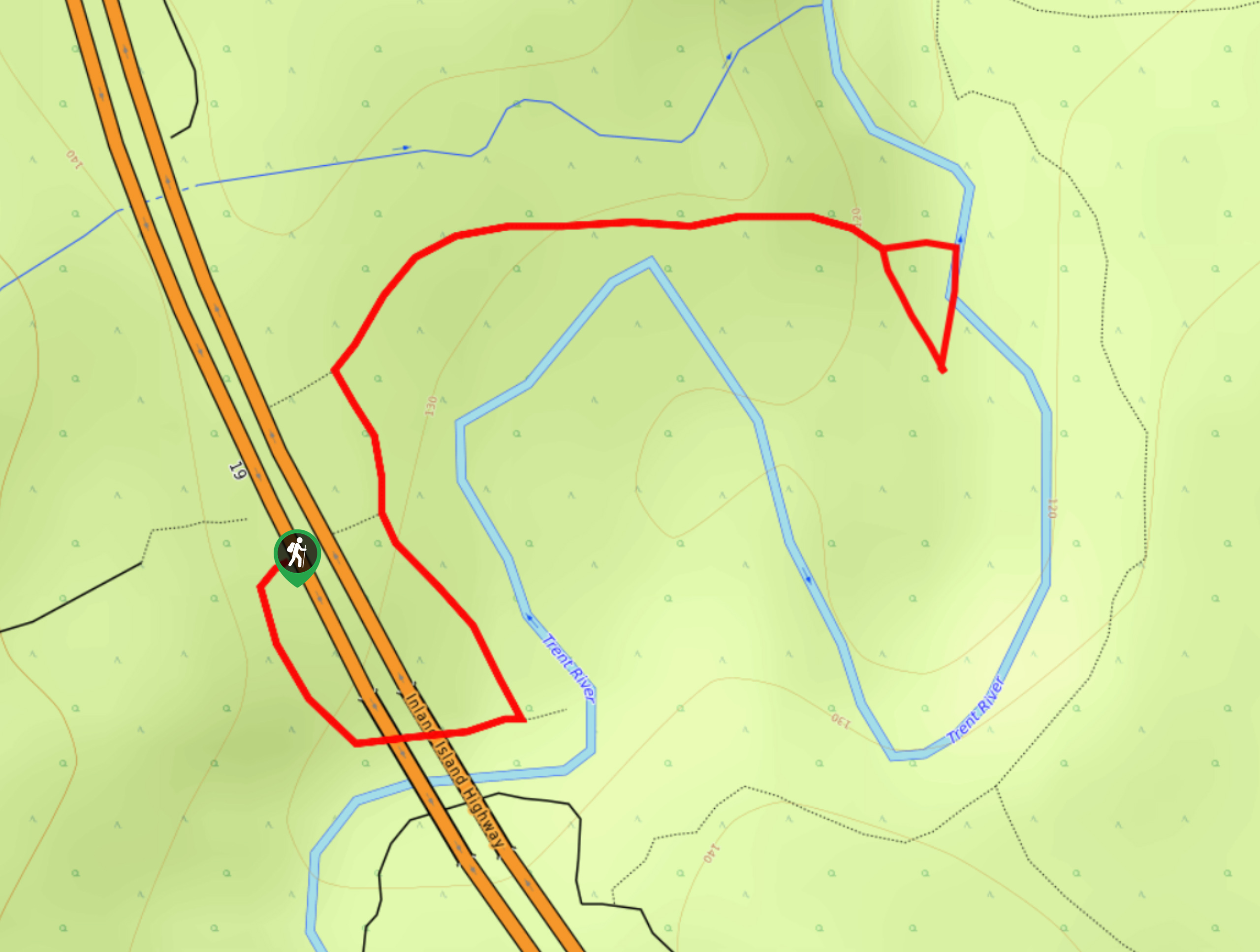 Trent Falls Map
