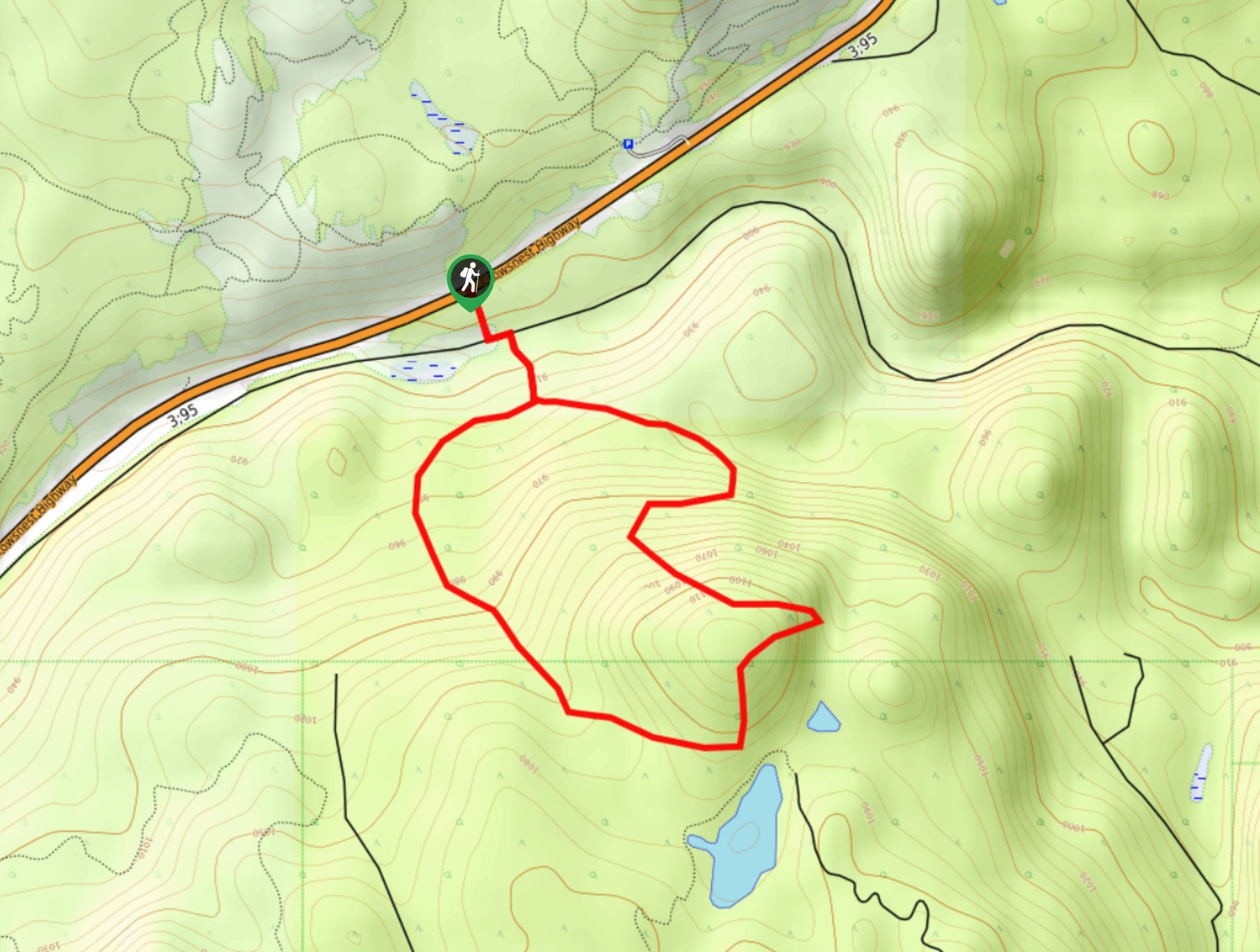 Bee Line Trail Map