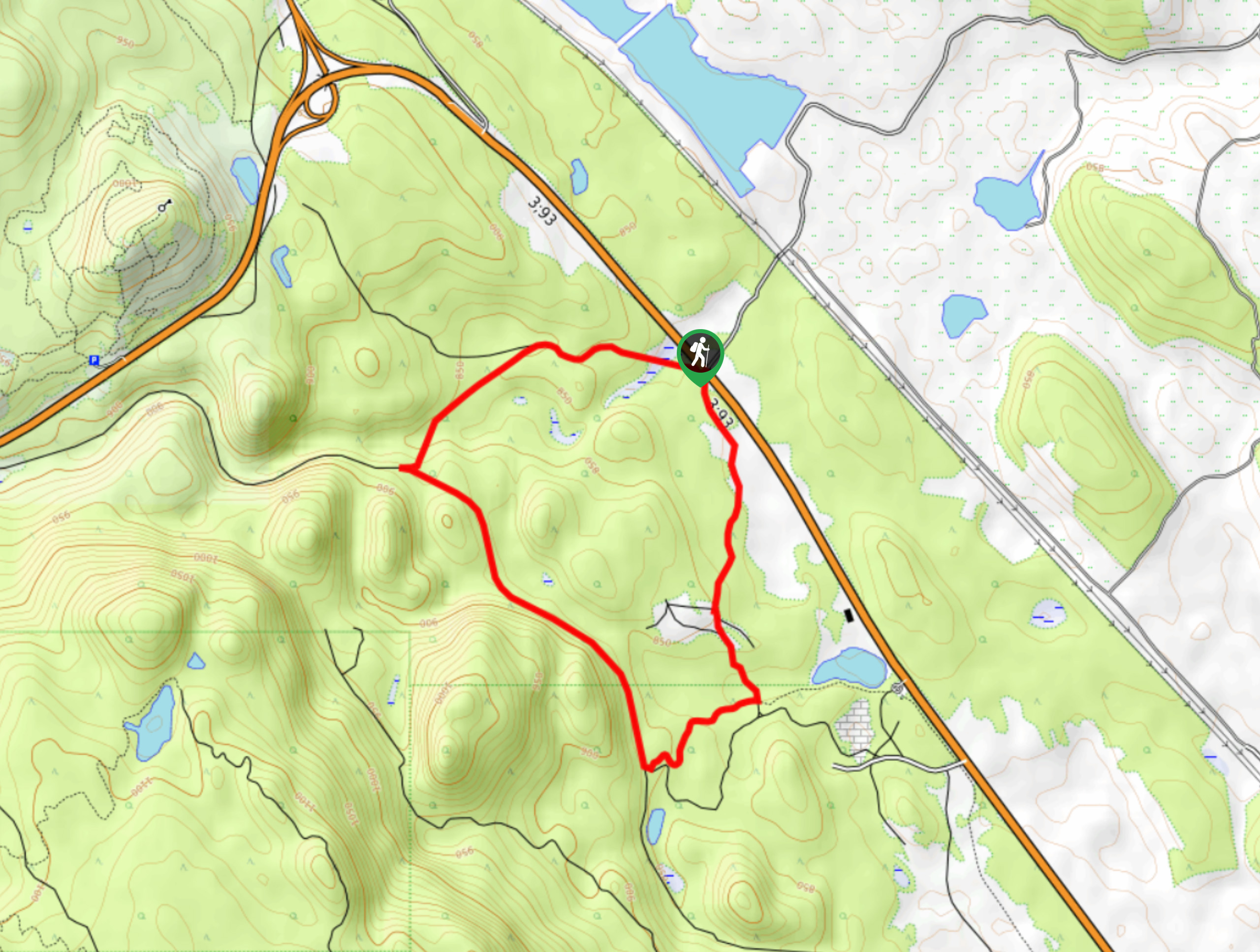 Isadore Canyon Loop Map