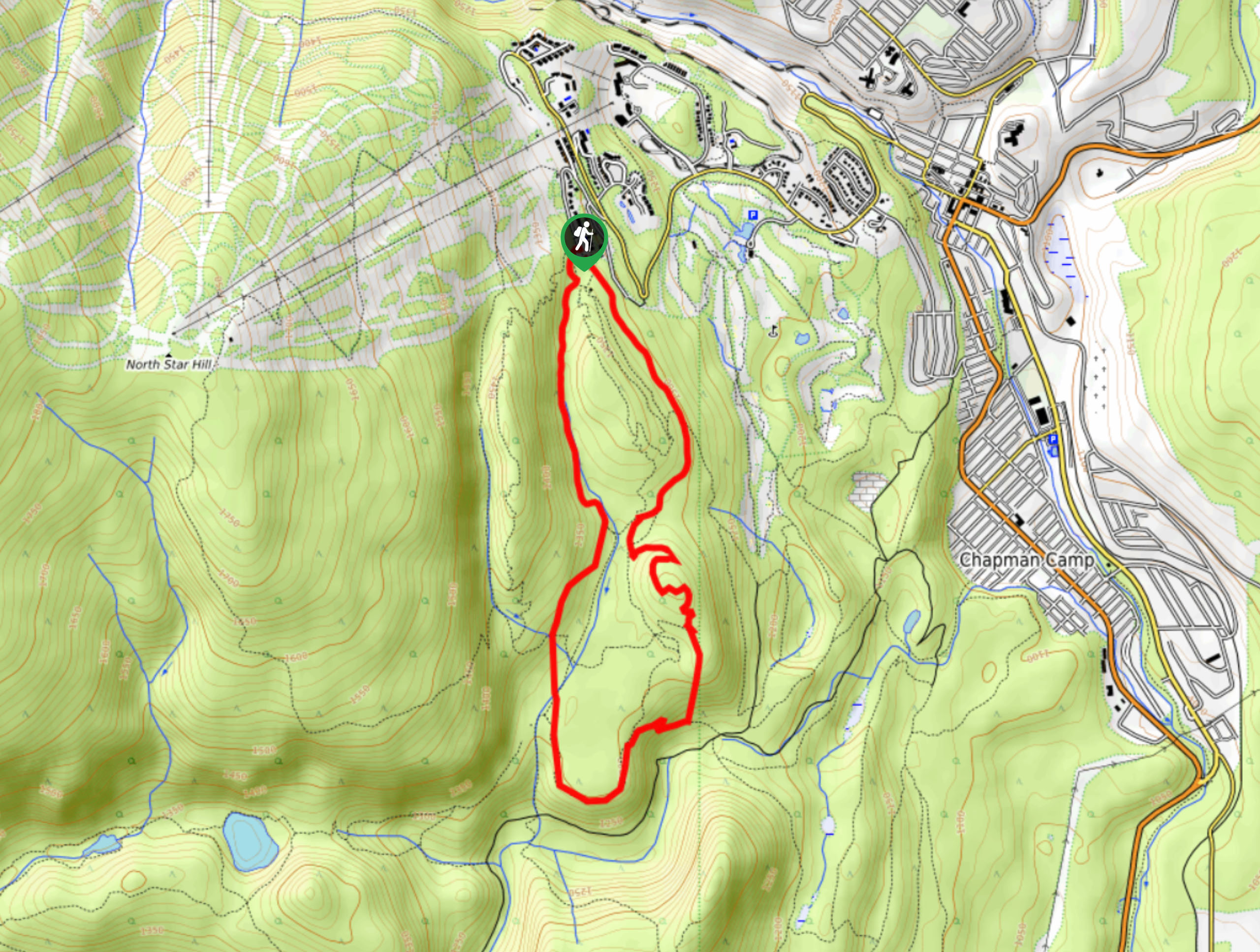 Kimberley Nordic Centre Trail Map
