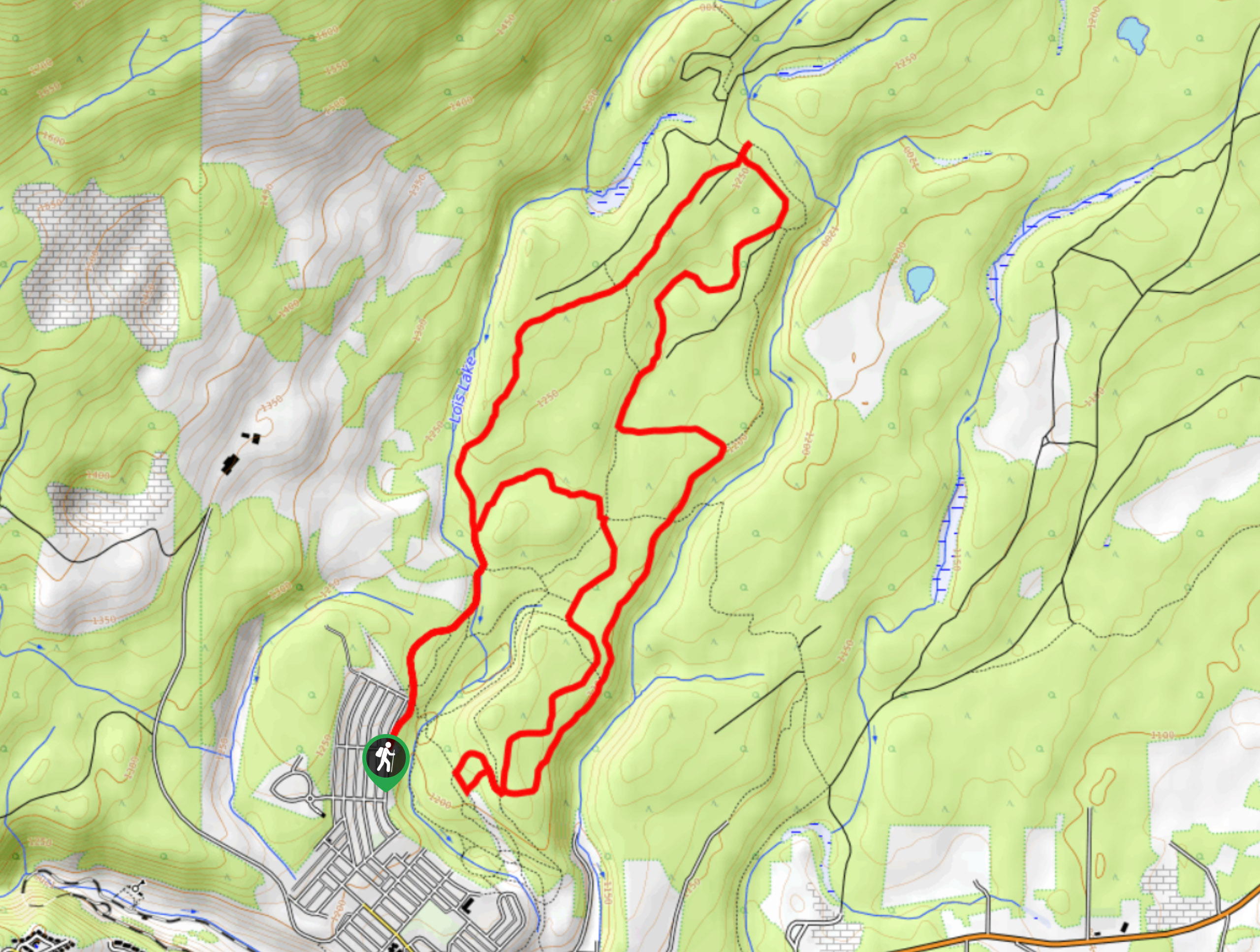 Lois Creek Trail Map