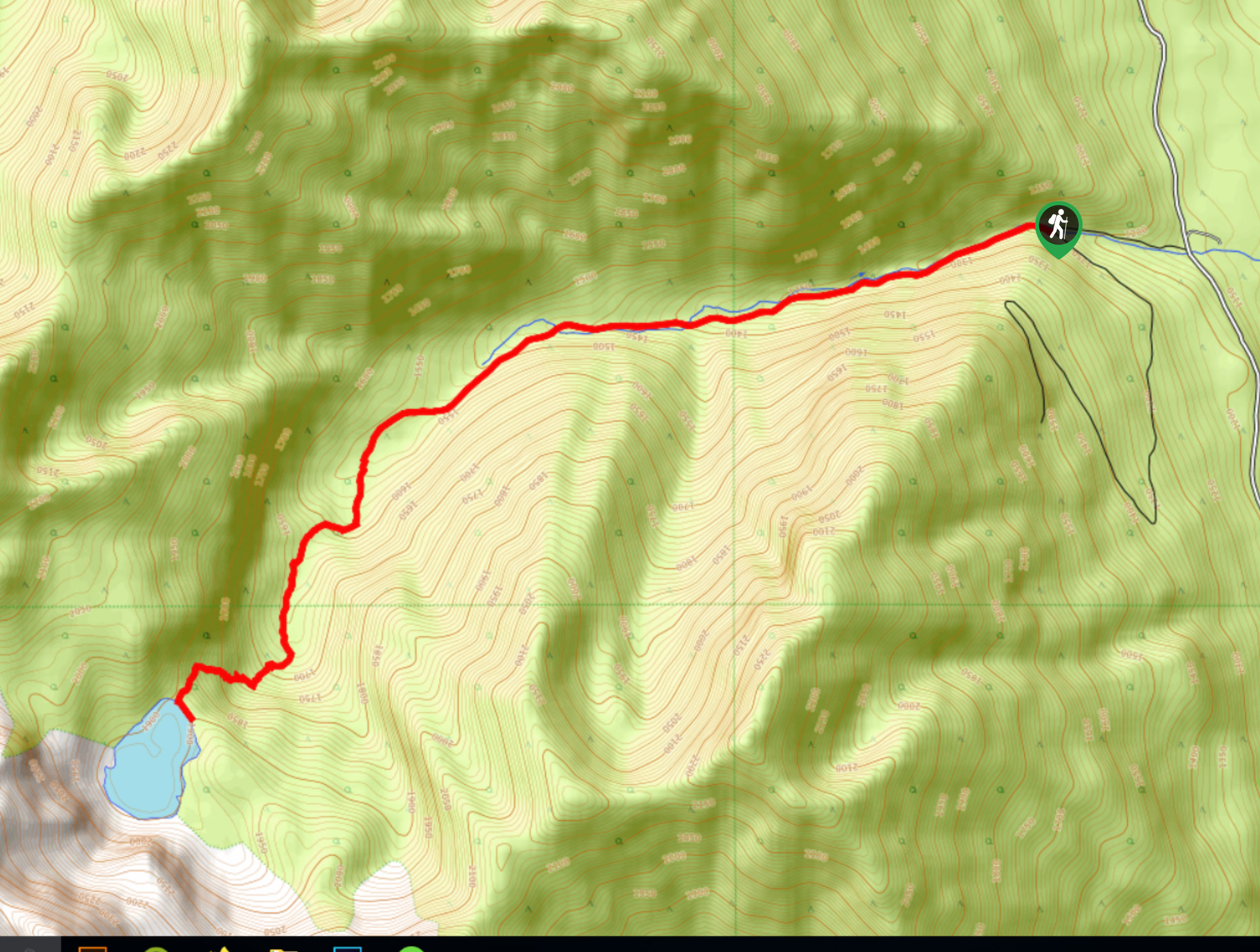 Ptarmigan Lake Trail Map