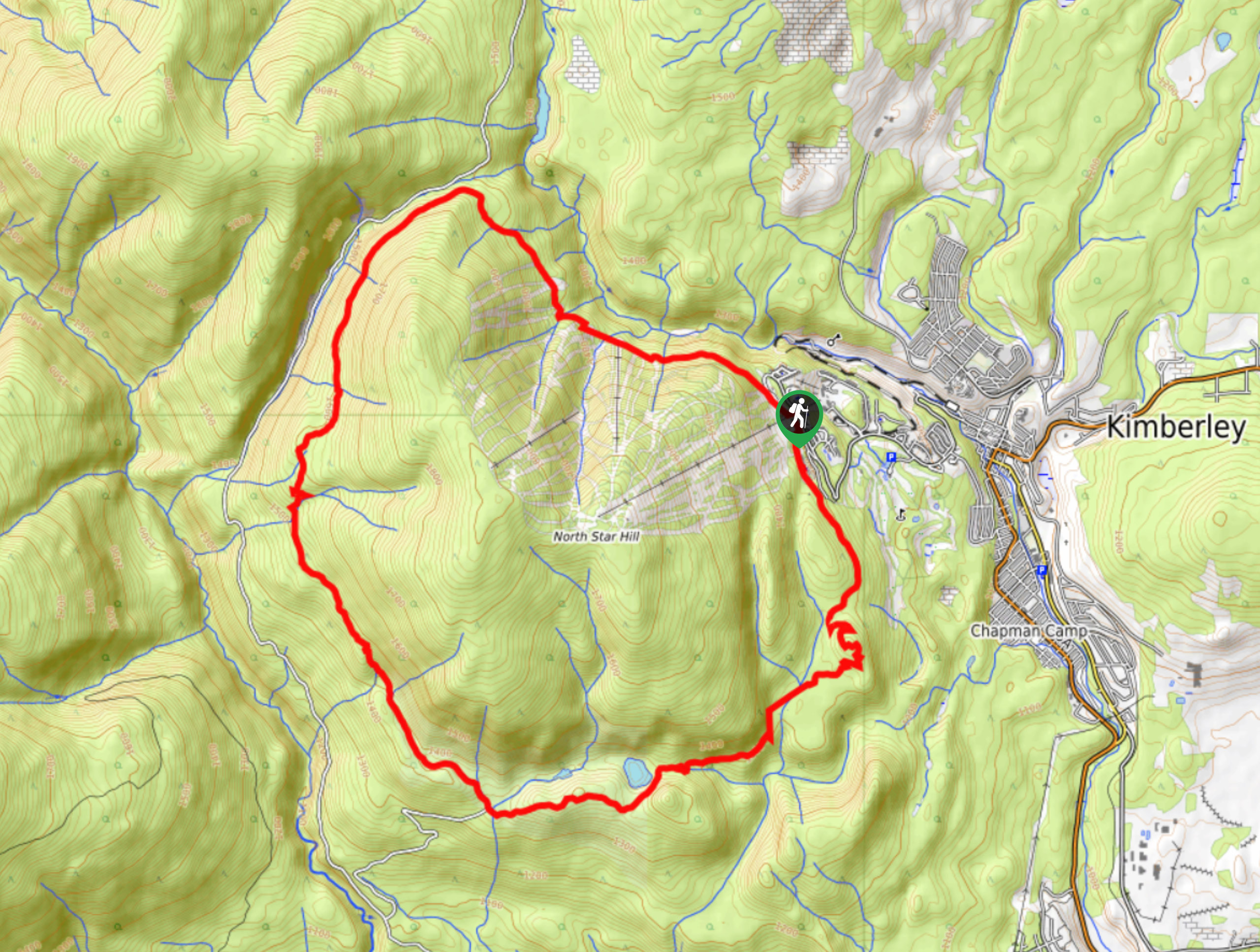 Round the Mountain Trail Map