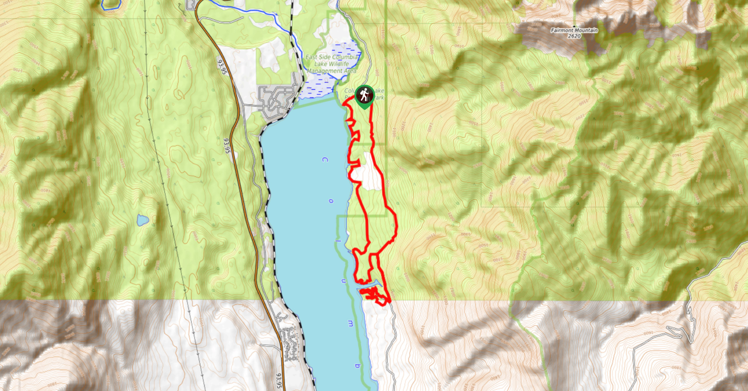 Spirit Trail Loop-Map