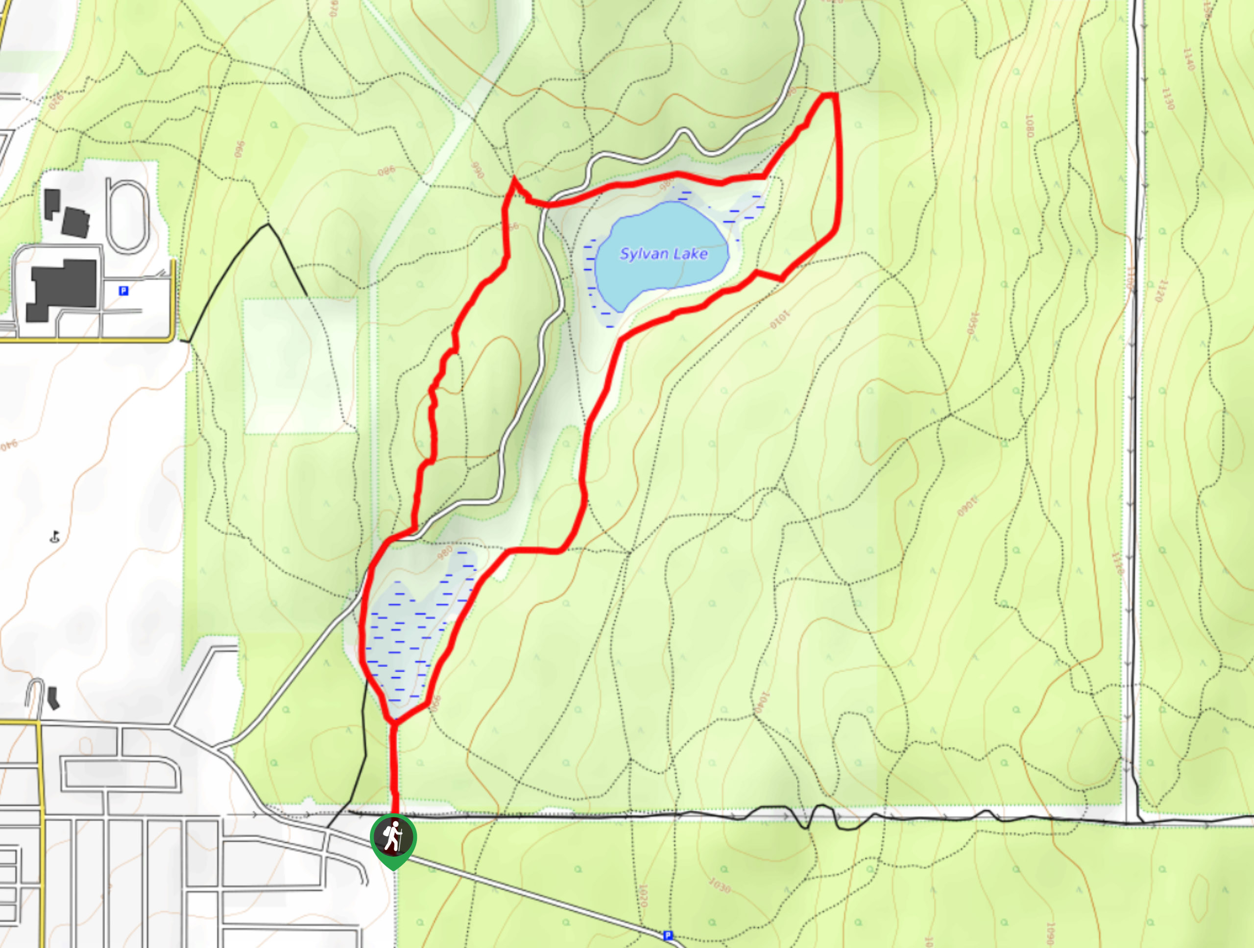 Sylvan Trail Loop Map