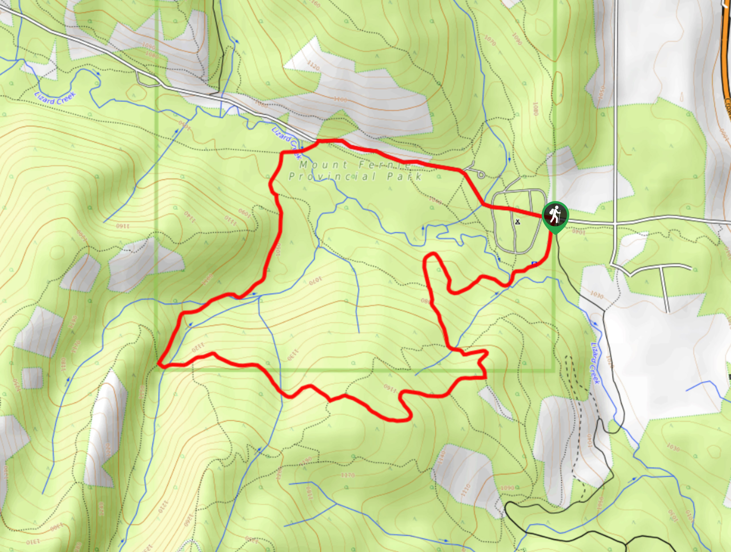 Gorby Trail Loop Map