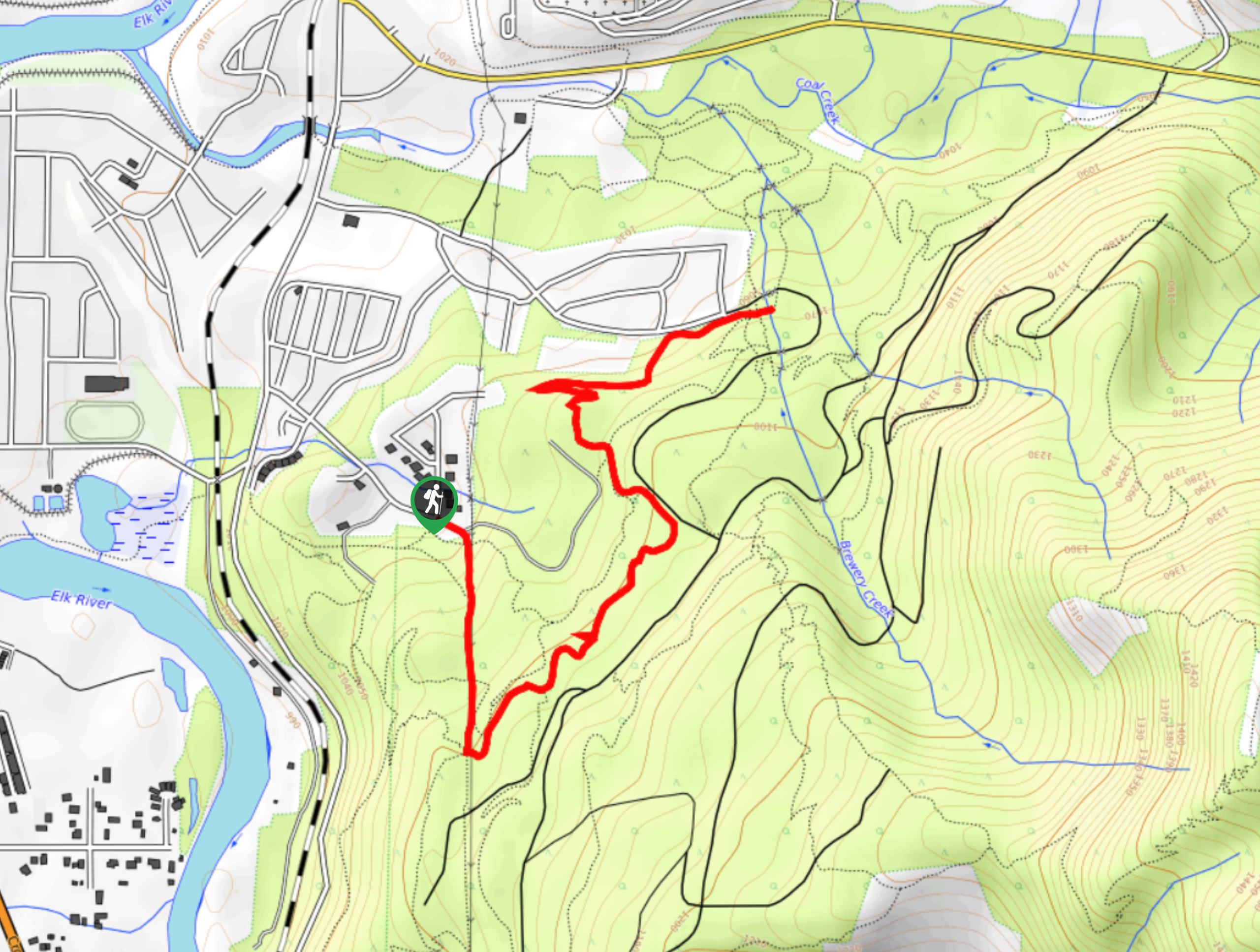 Montane Trail Map