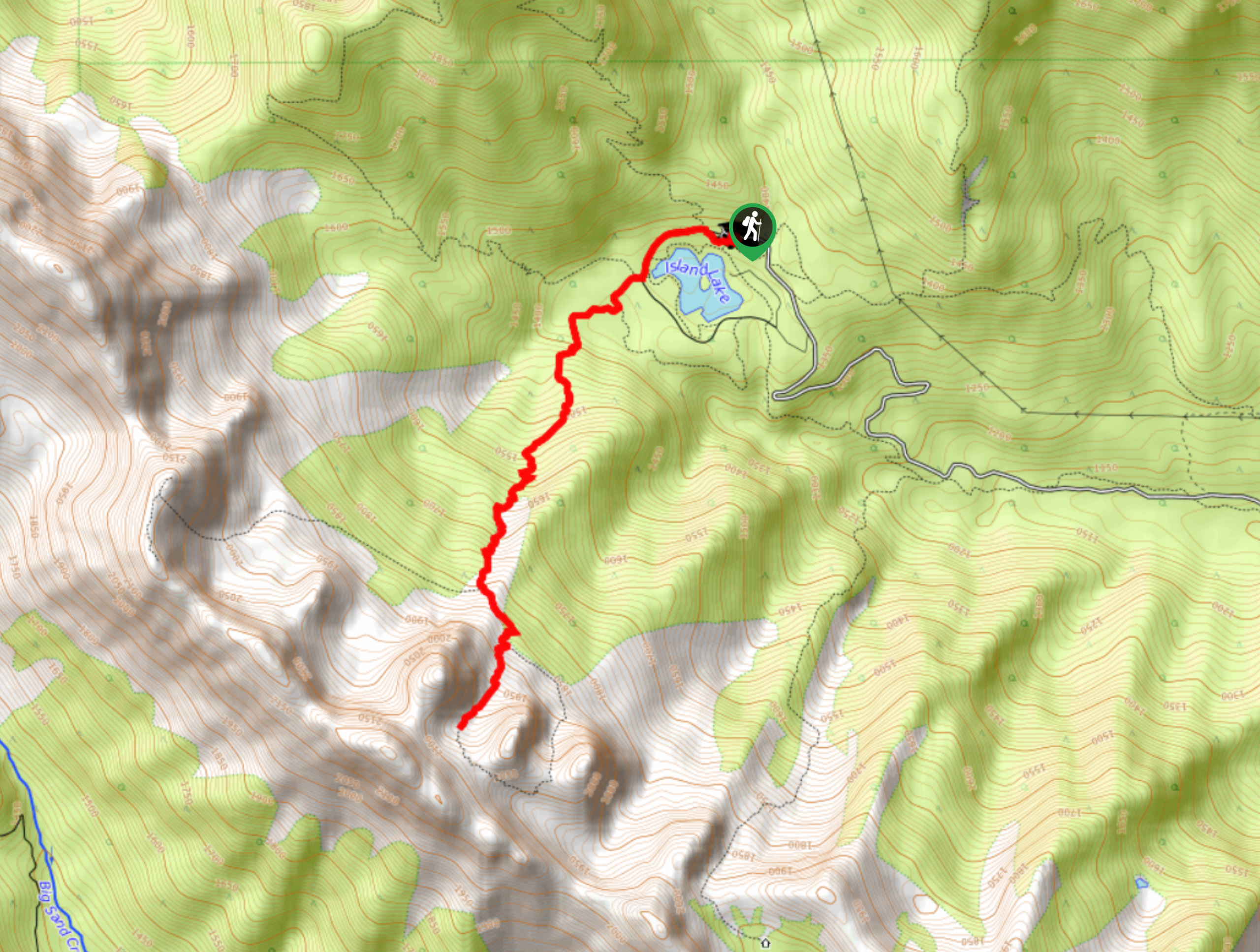 Spineback Trail Map
